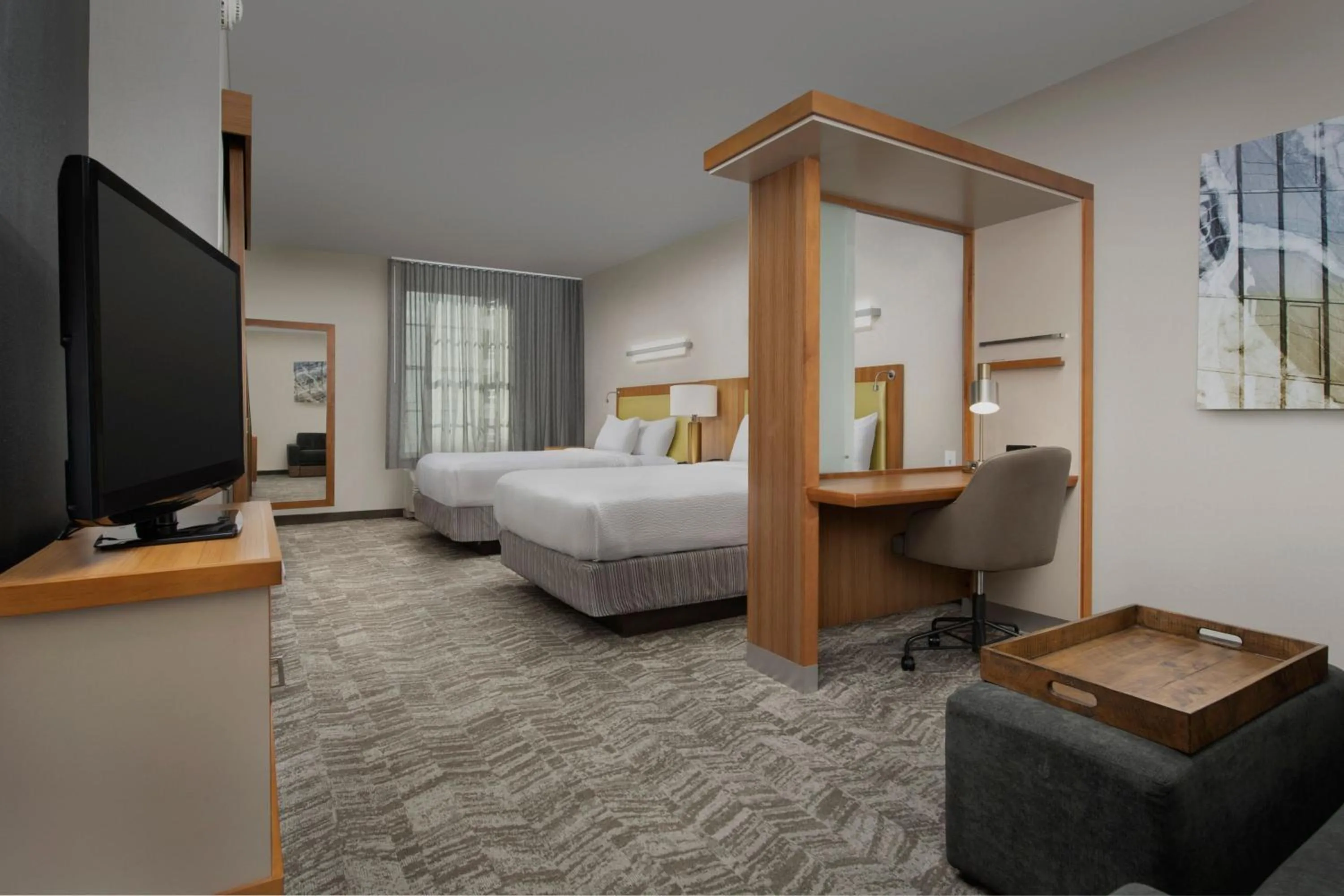Photo of the whole room, Bed in SpringHill Suites by Marriott Huntsville West/Research Park