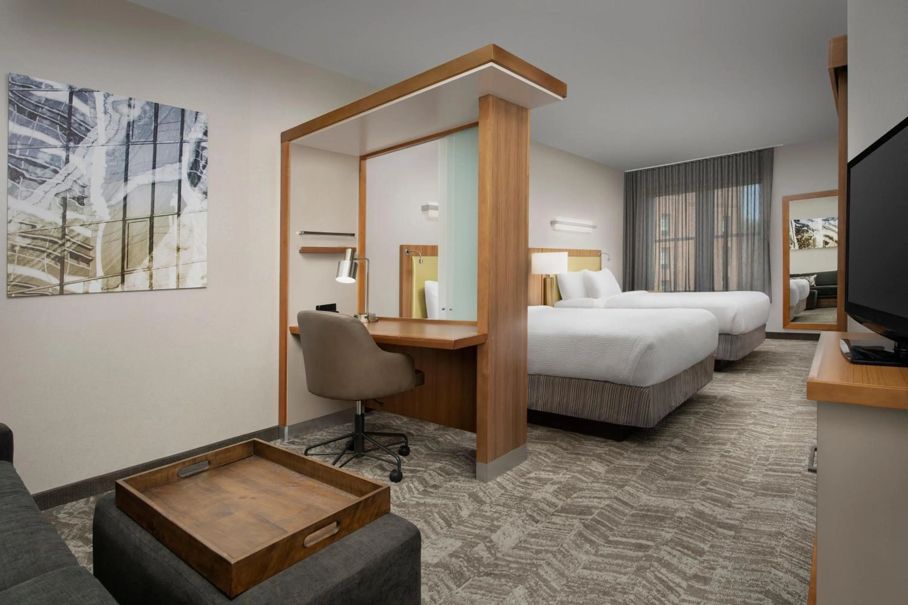 Photo of the whole room, Bed in SpringHill Suites by Marriott Huntsville West/Research Park
