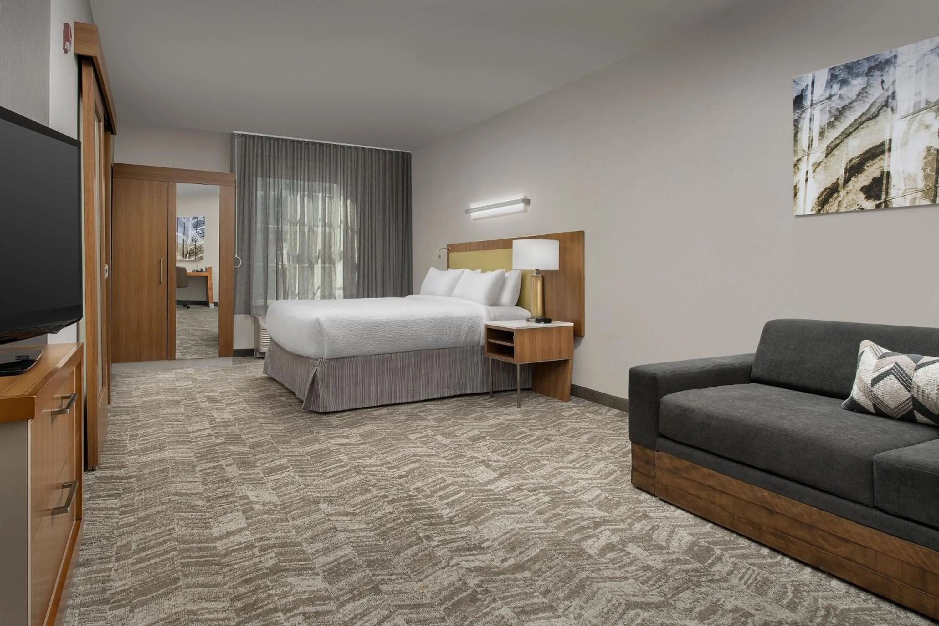 Photo of the whole room, Bed in SpringHill Suites by Marriott Huntsville West/Research Park
