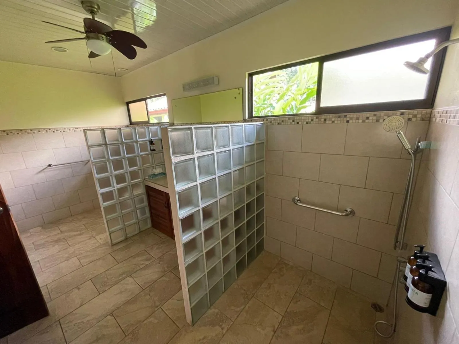 Shower in La Foresta Nature Resort