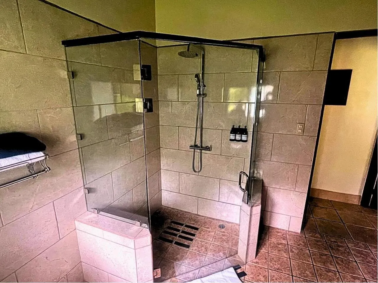 Shower in La Foresta Nature Resort