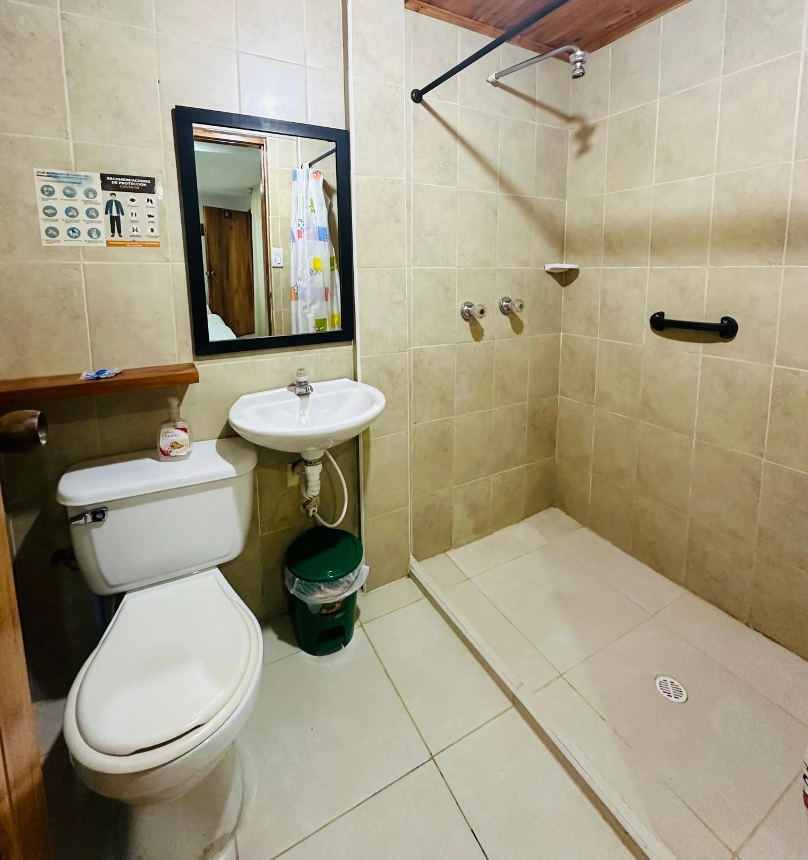 Bathroom in Eco Lodge La Juanita