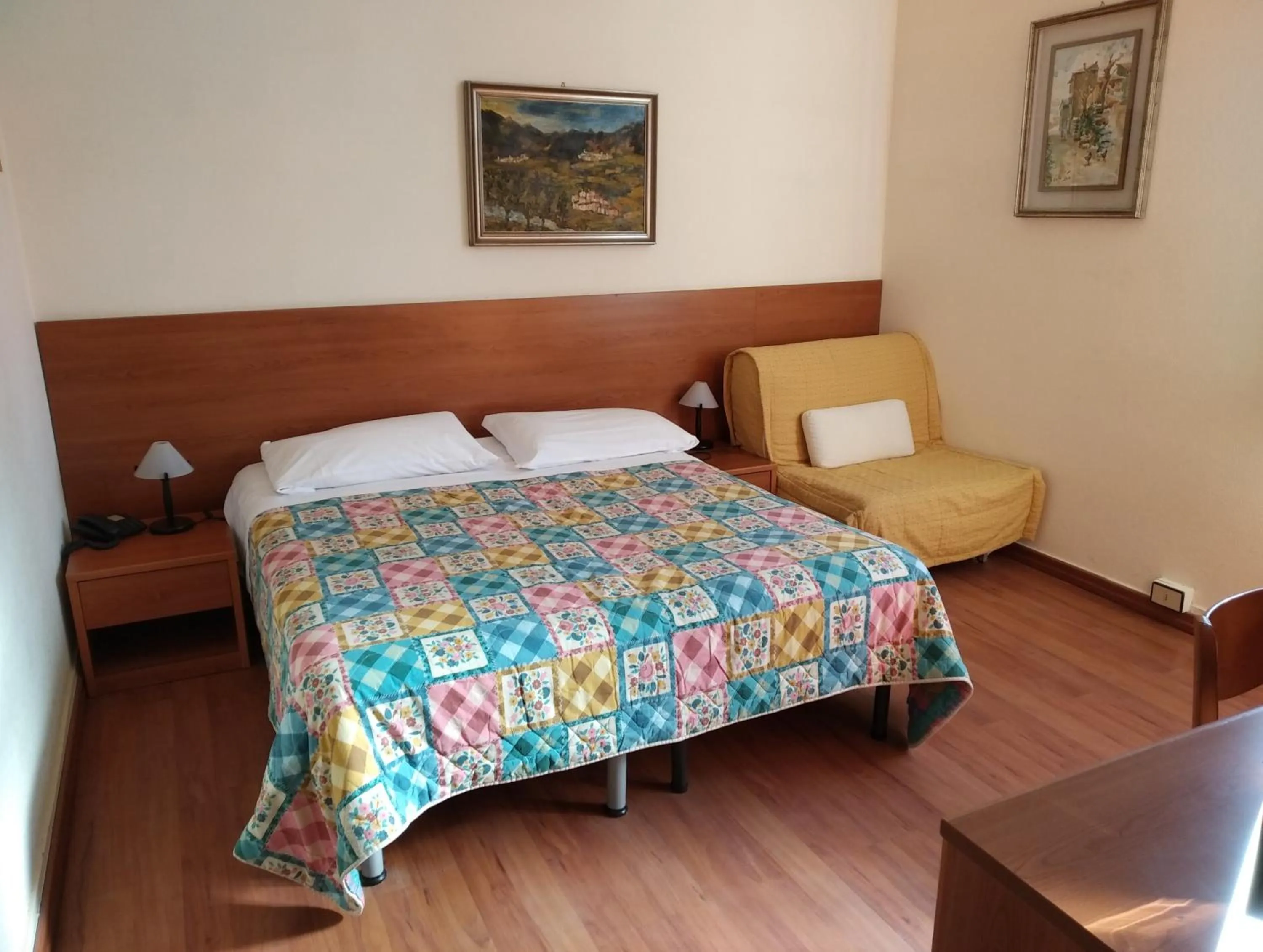 Bed in Hotel Lucciola