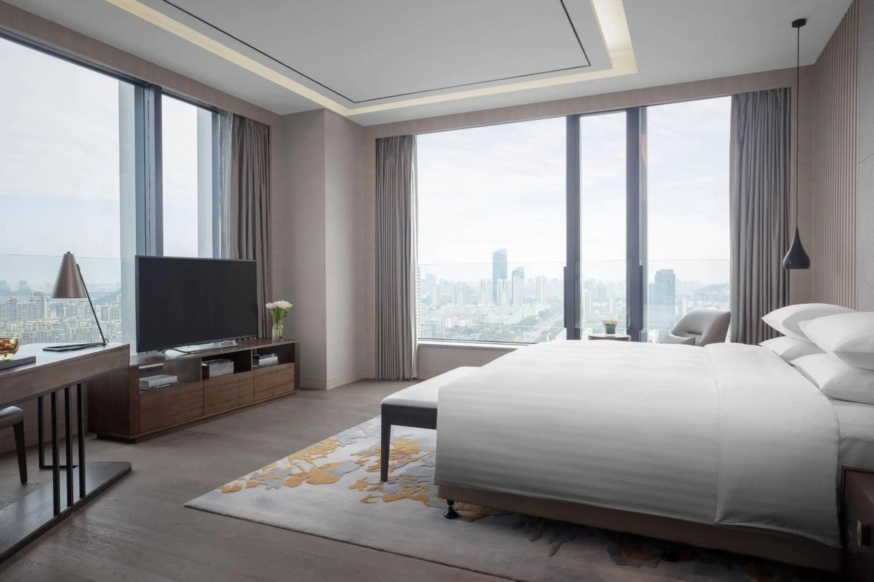 Bedroom, Bed in Courtyard by Marriott Suzhou Mudu