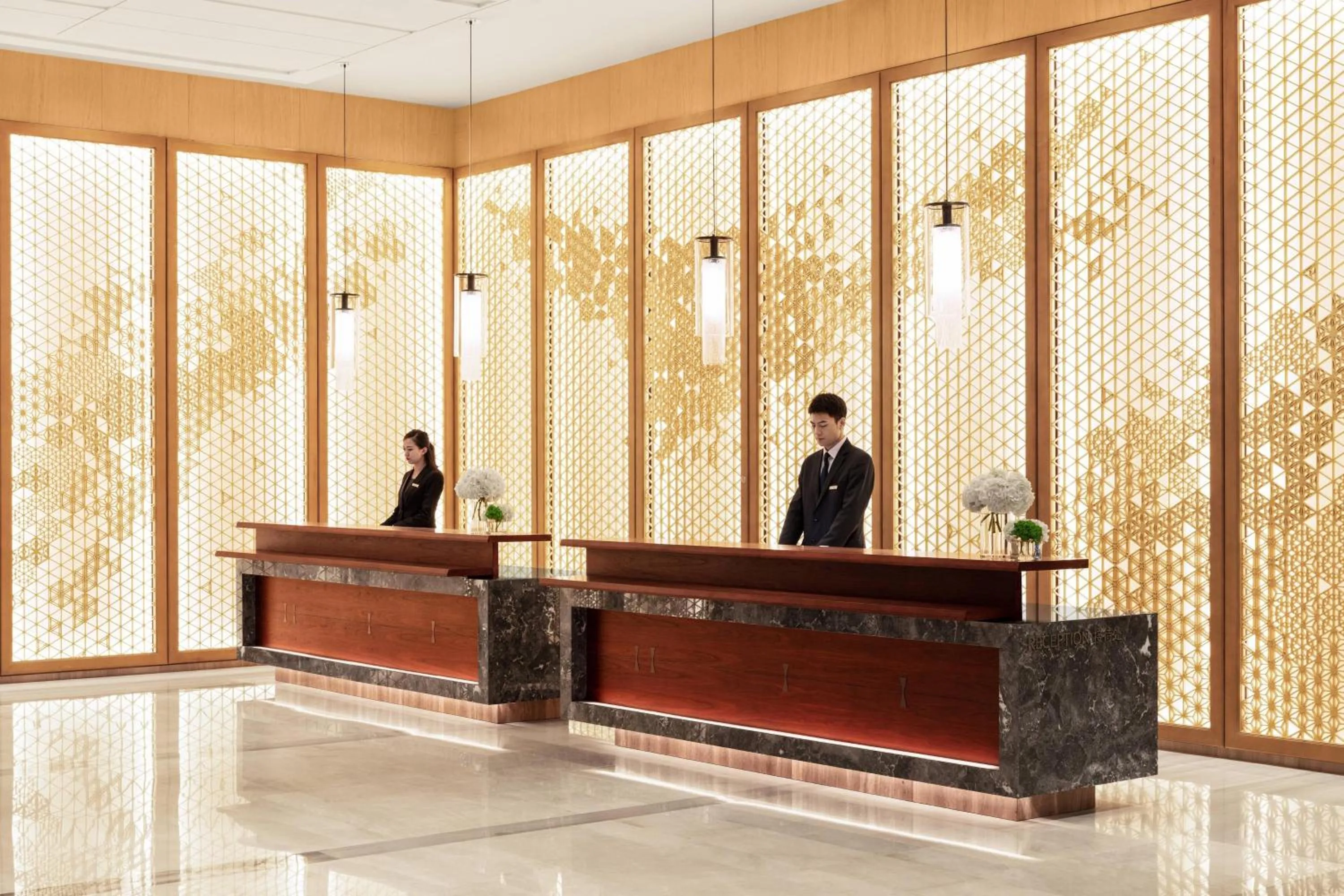 Lobby or reception in Courtyard by Marriott Suzhou Mudu