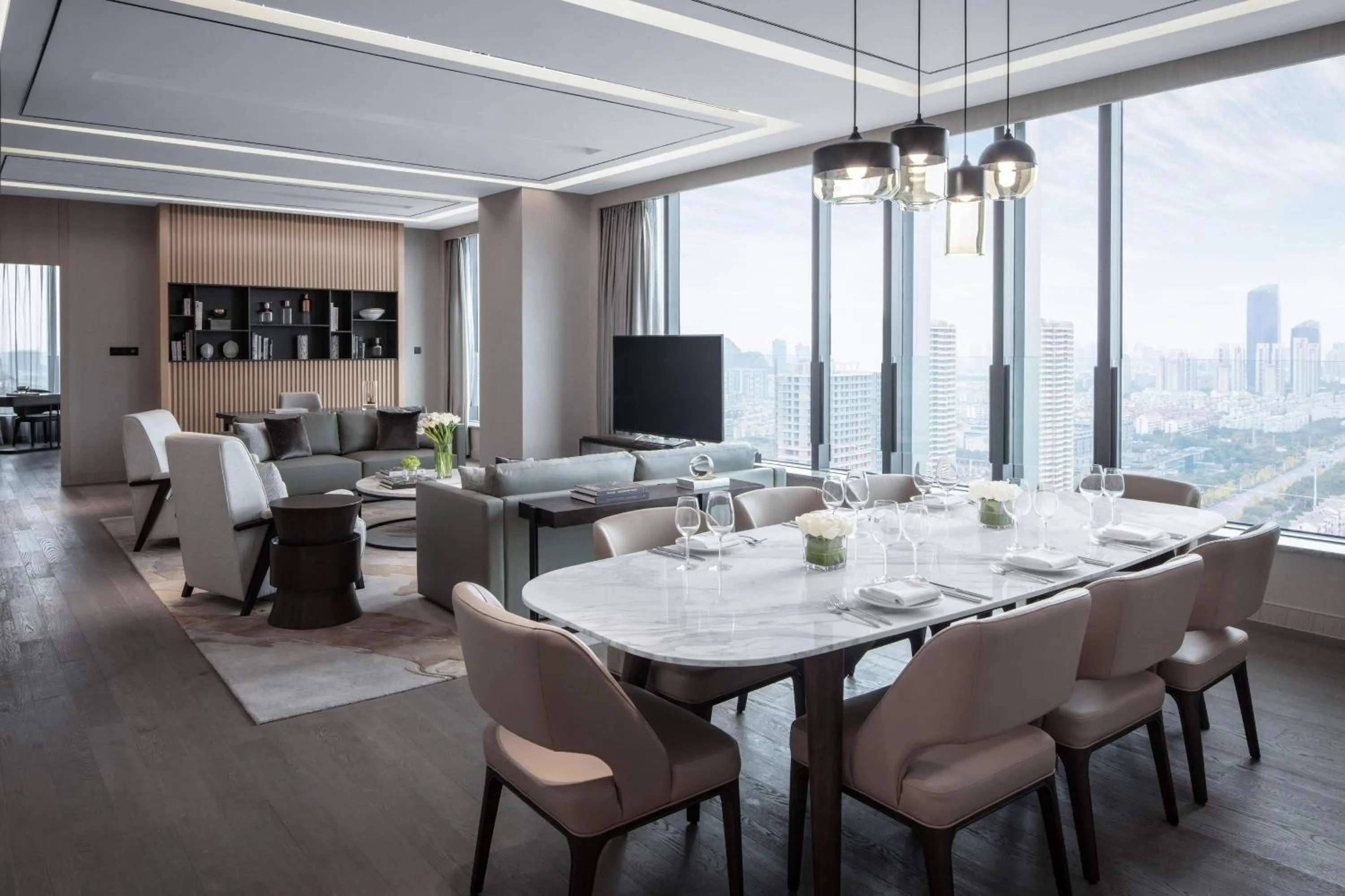 Living room in Courtyard by Marriott Suzhou Mudu