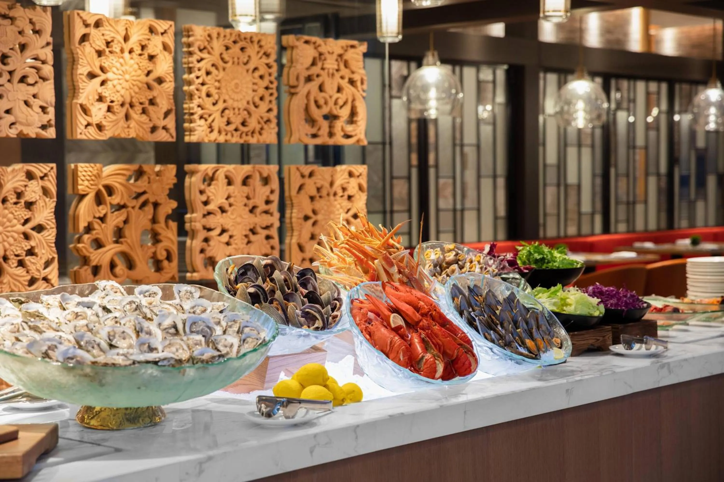 Restaurant/places to eat in Courtyard by Marriott Suzhou Mudu