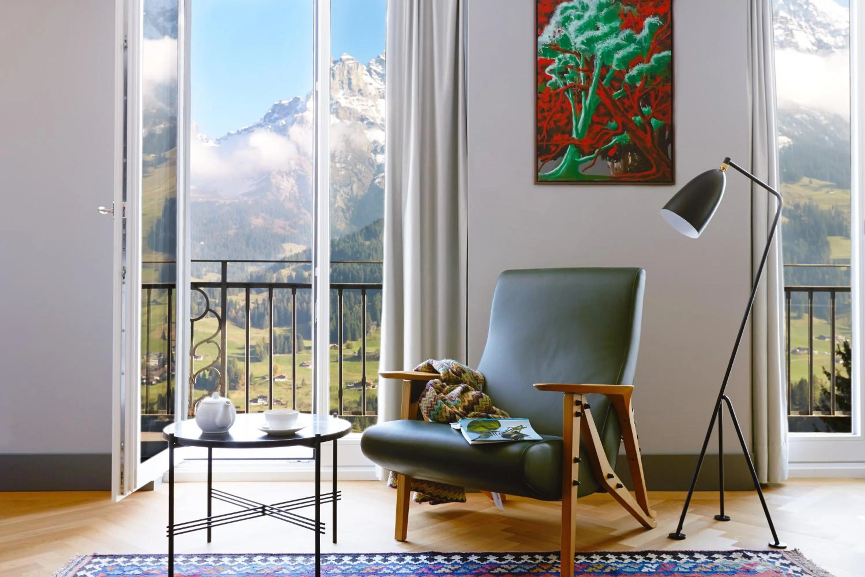 Mountain view in Bellevue Parkhotel & Spa - Relais & Châteaux