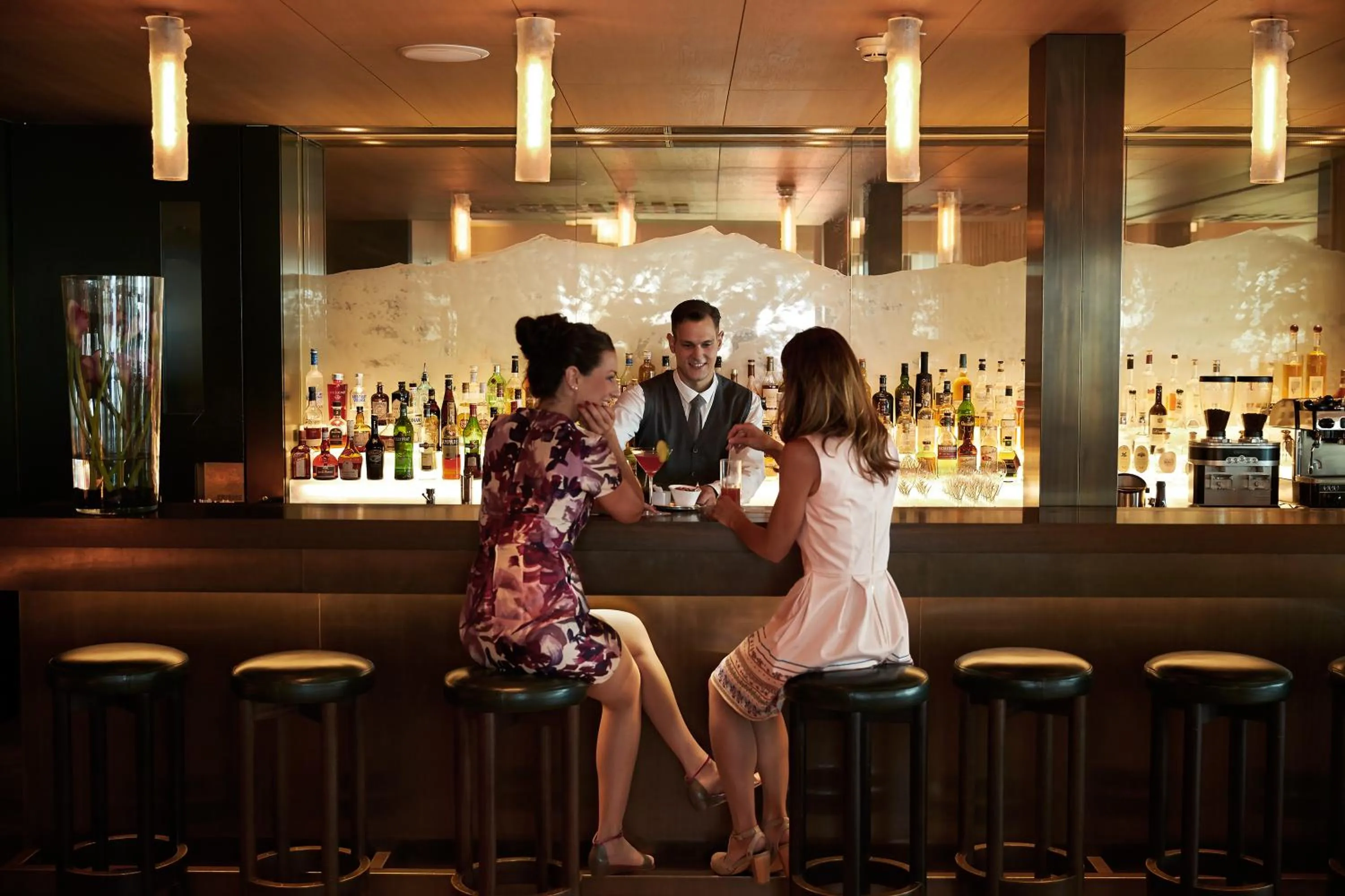 Lounge or bar in Bellevue Parkhotel & Spa - Relais & Châteaux