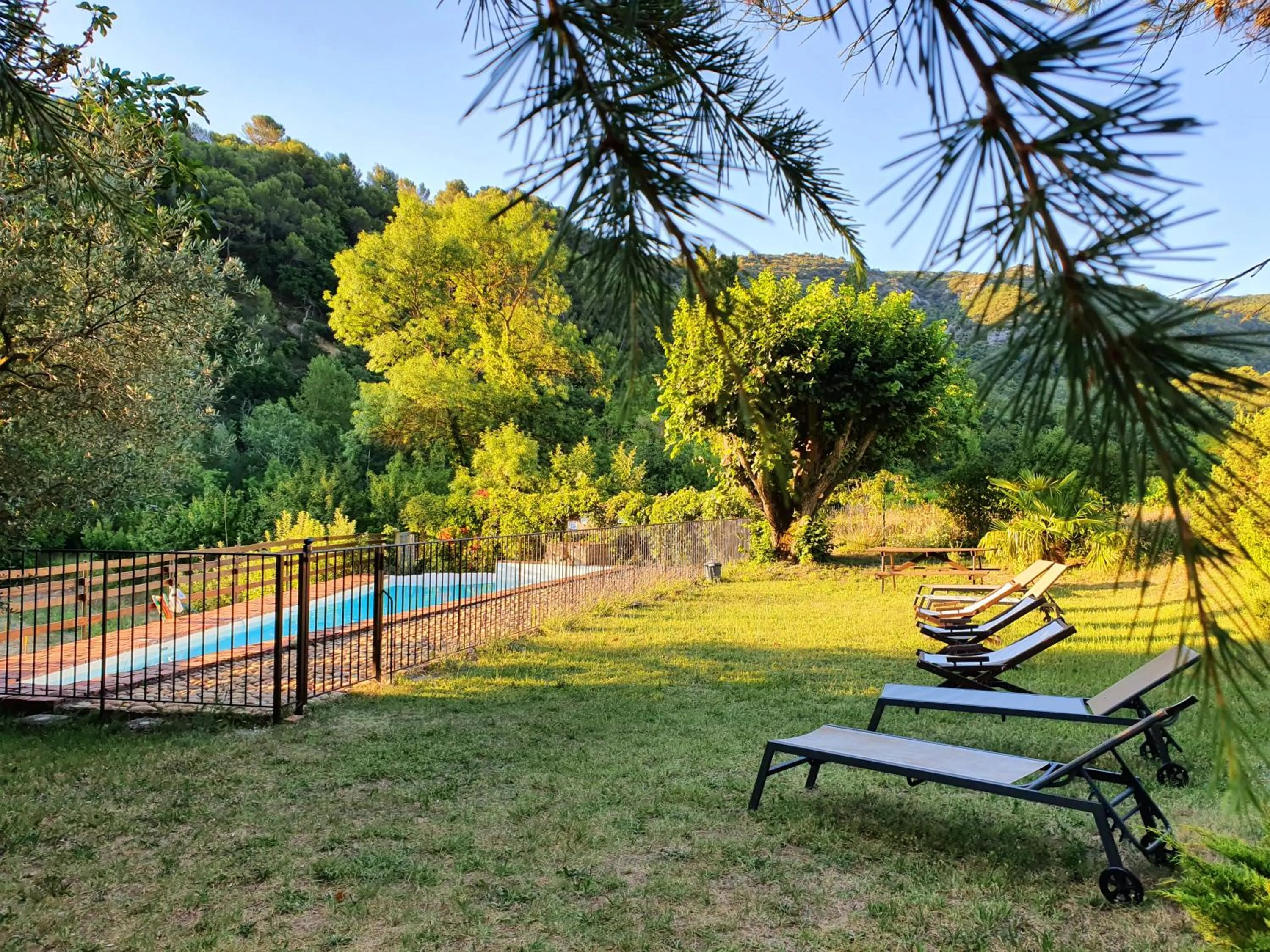 Swimming pool in Les Logis de Paban