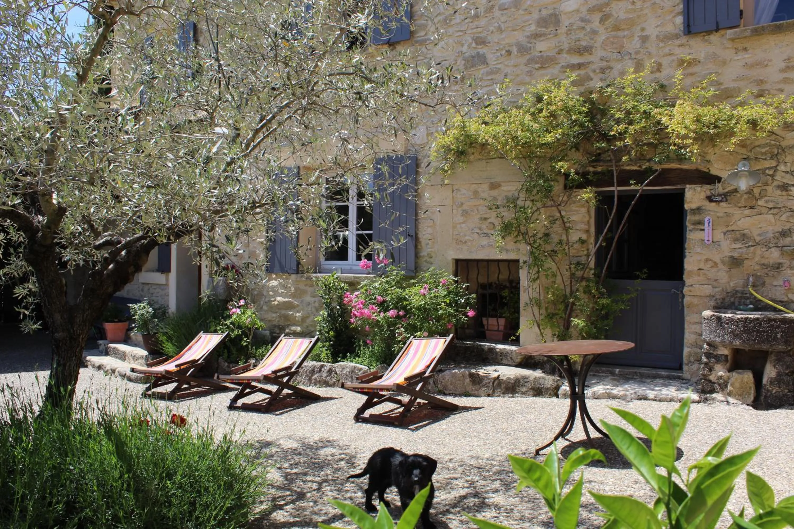 Patio in Les Logis de Paban