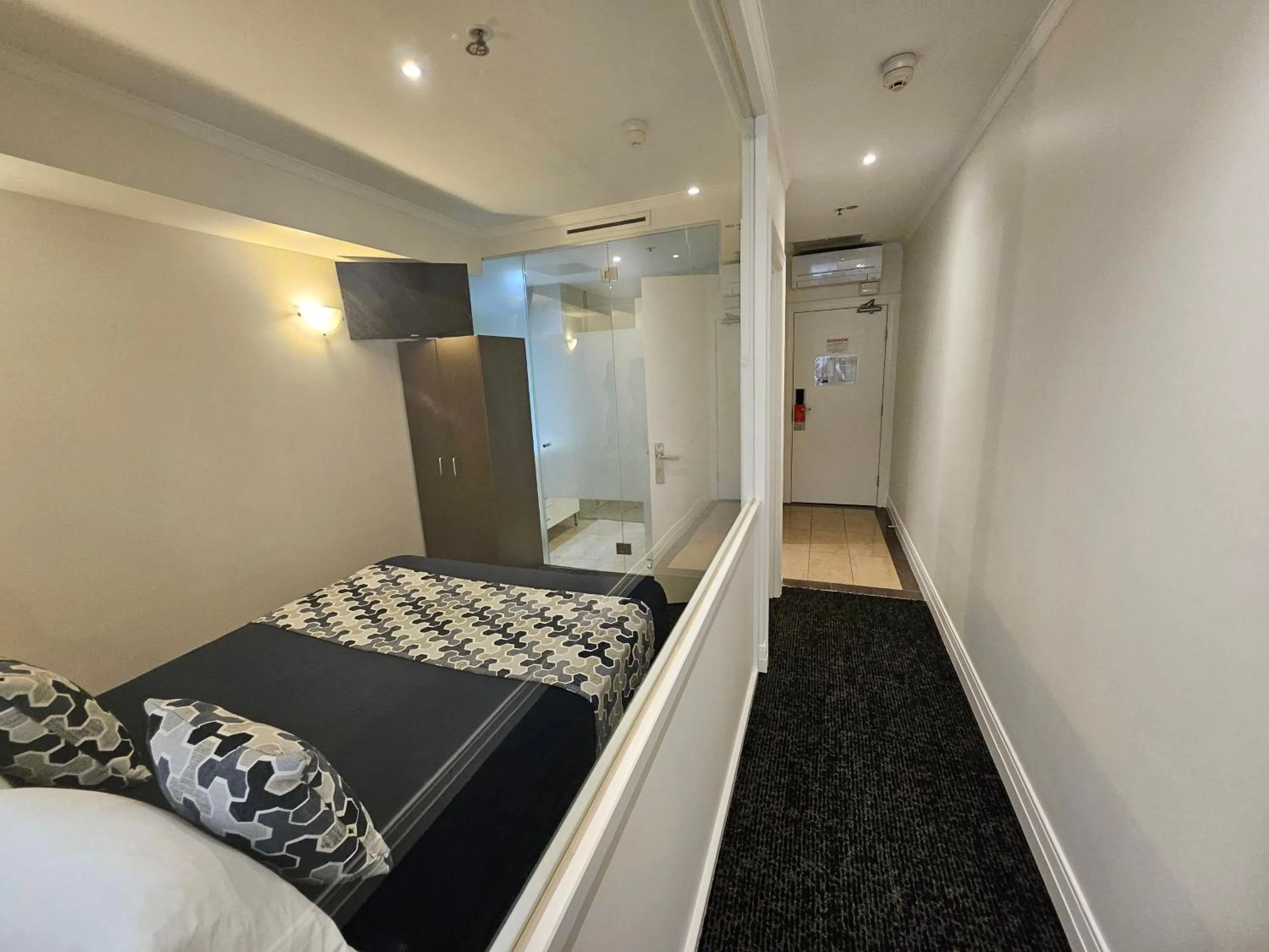 Bed in Great Southern Hotel Melbourne