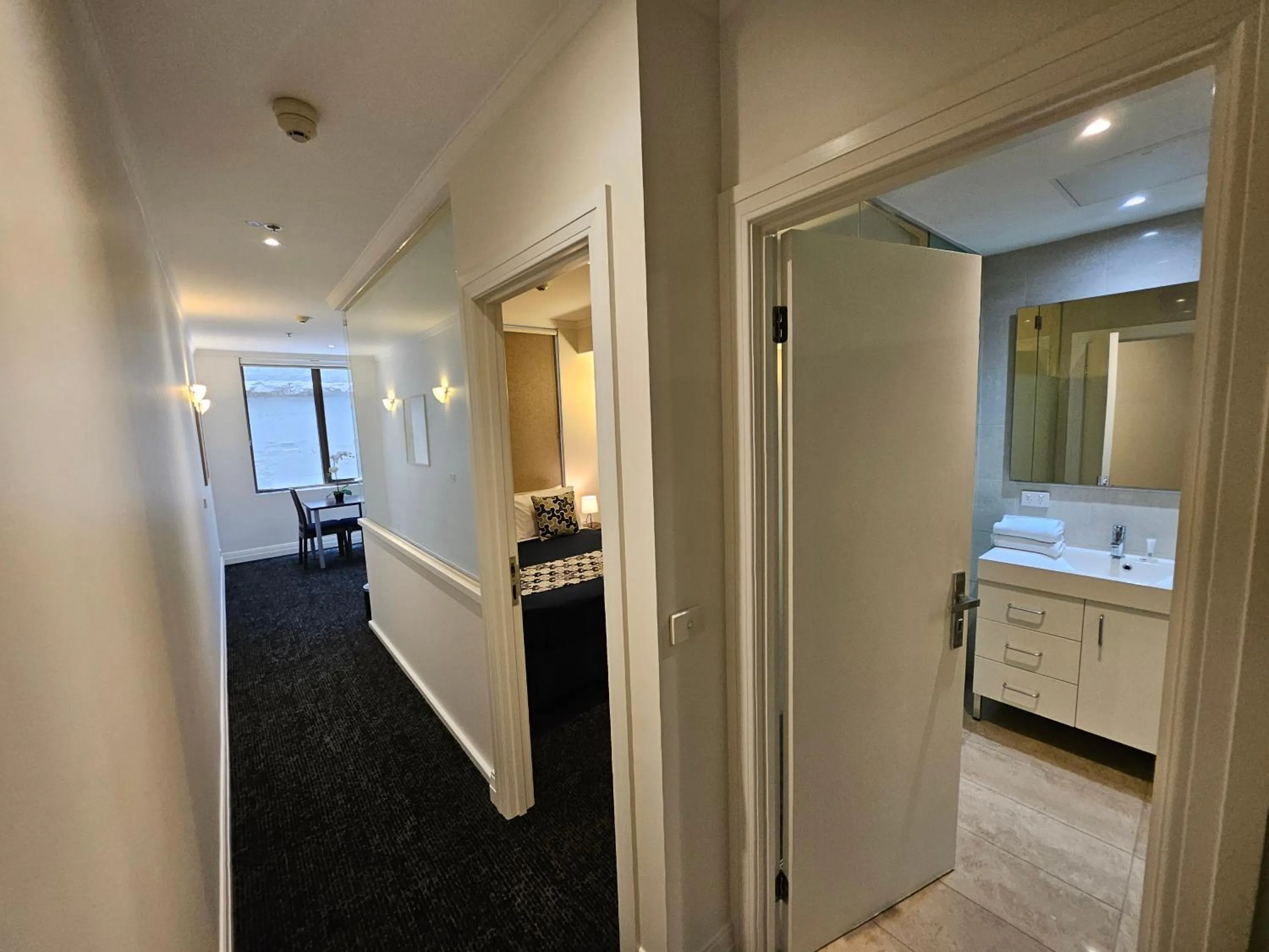 Bed in Great Southern Hotel Melbourne