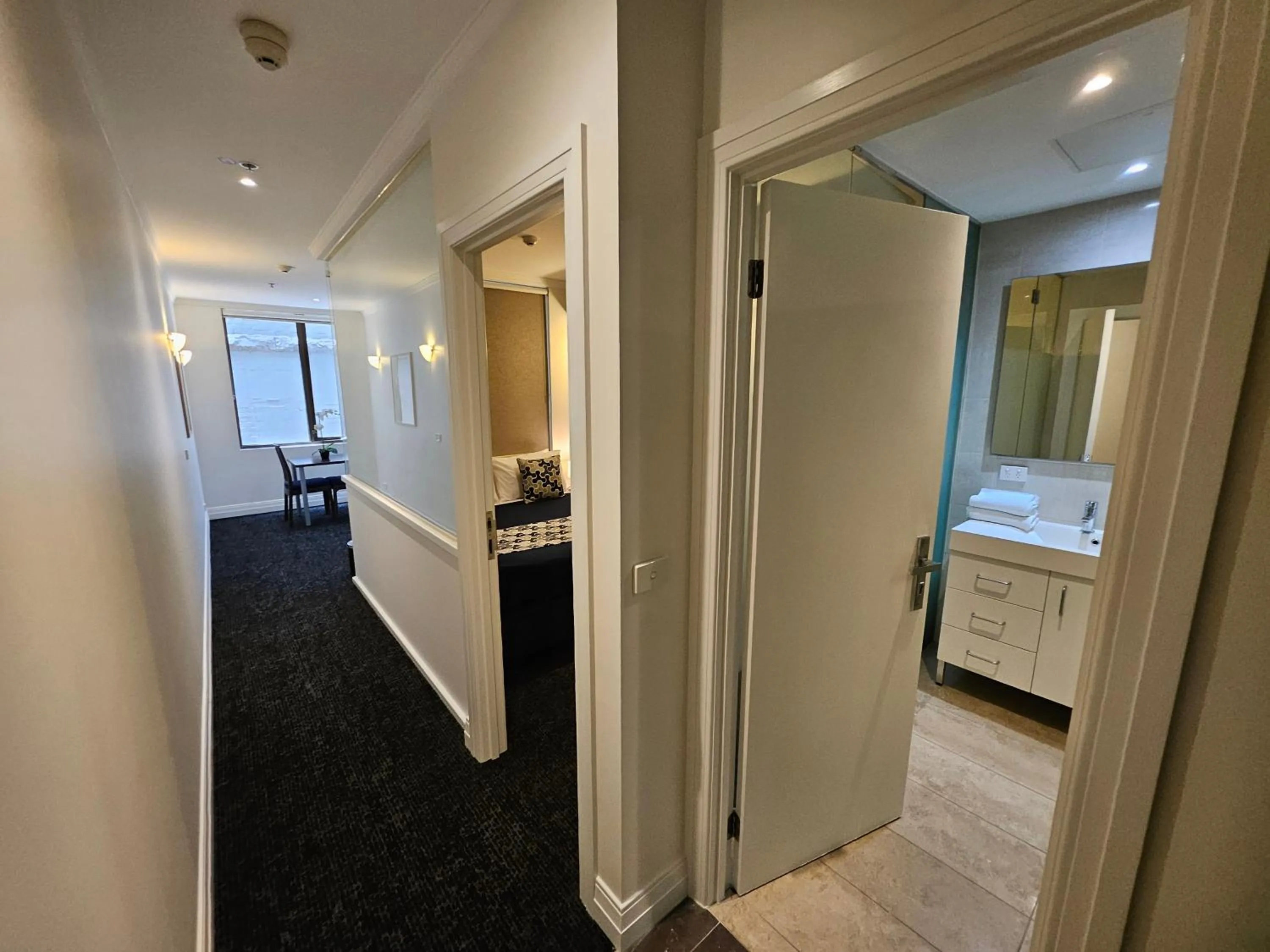 Bed in Great Southern Hotel Melbourne