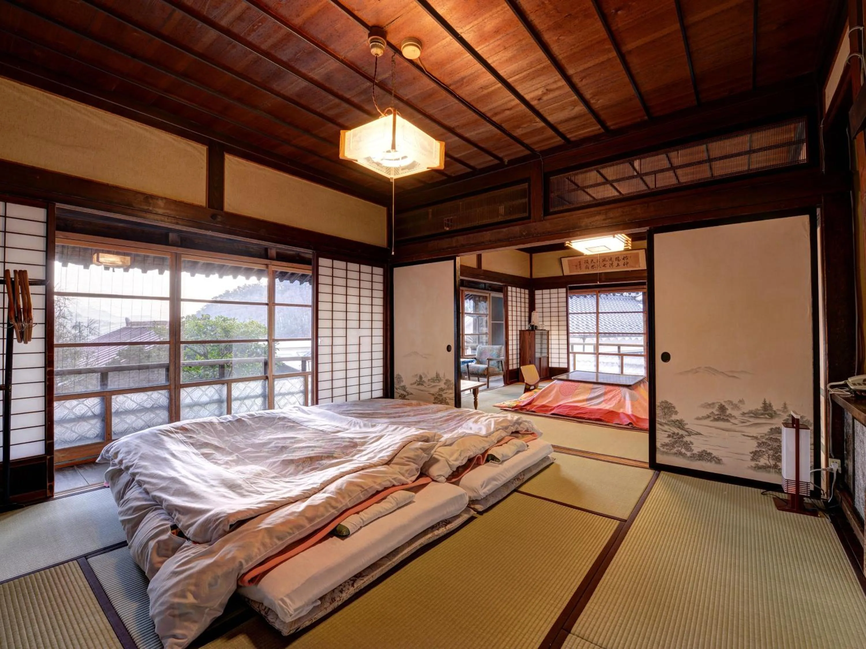 Photo of the whole room, Bed in Masuya Ryokan
