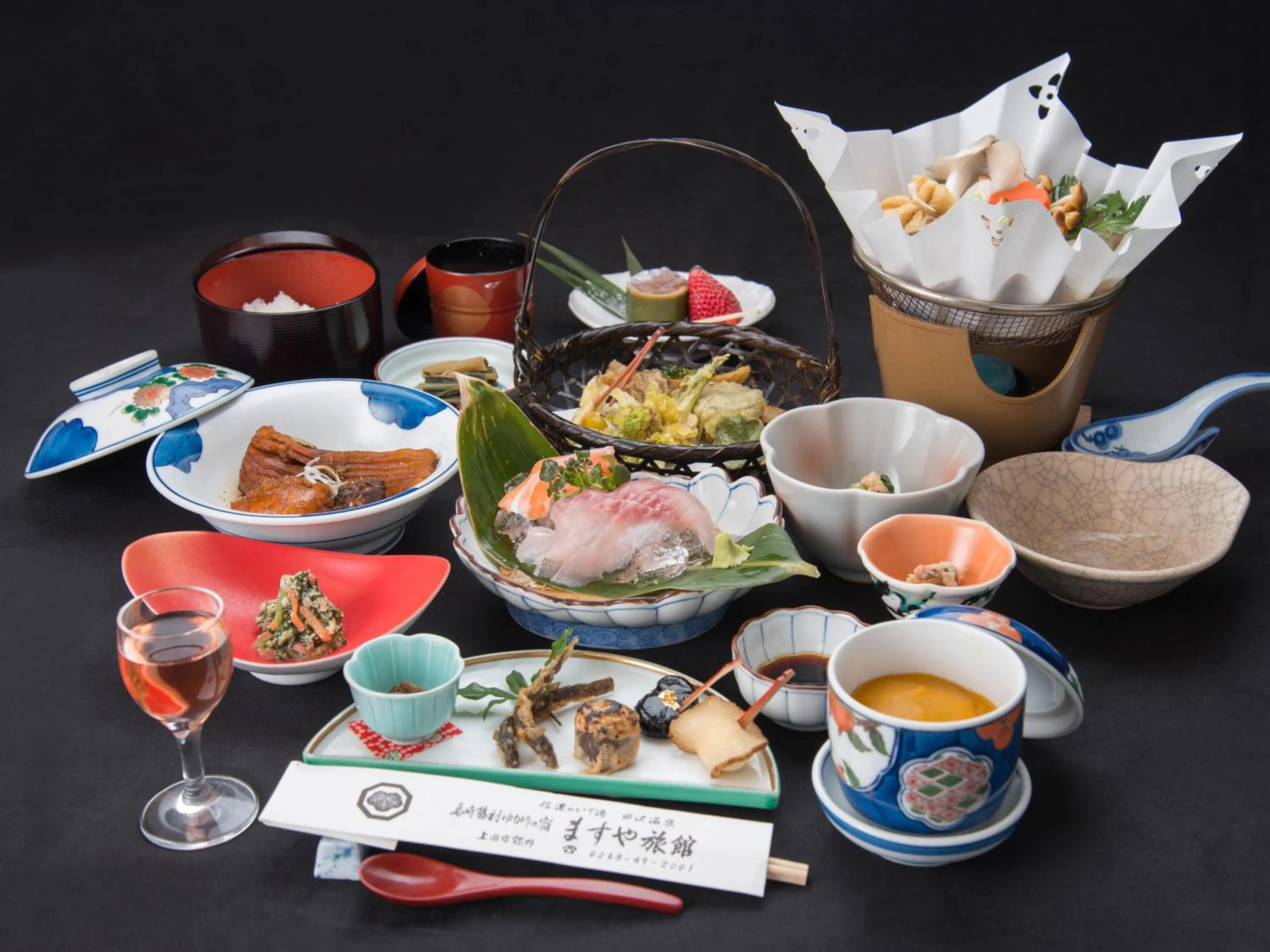 Dinner in Masuya Ryokan