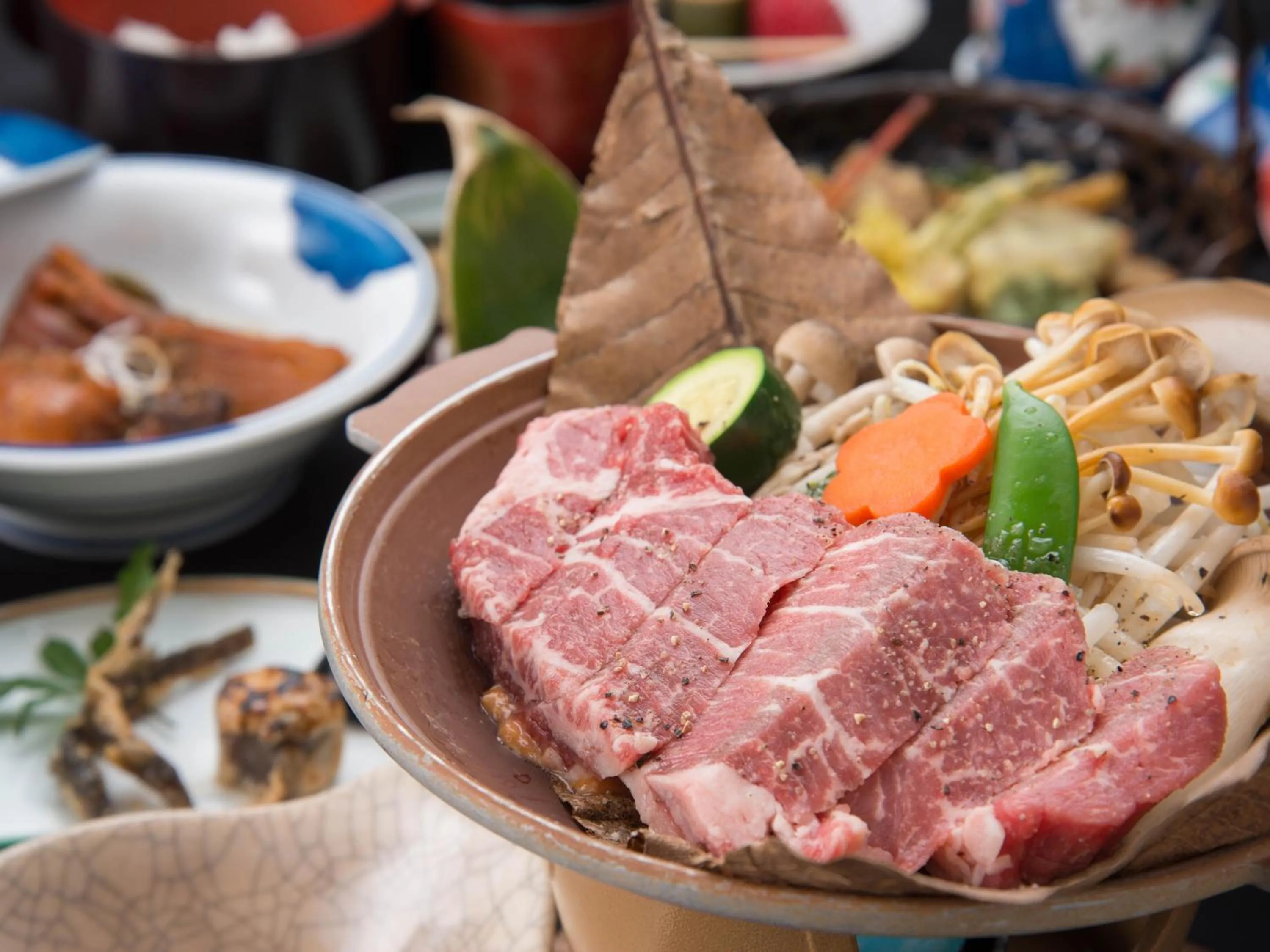 Dinner in Masuya Ryokan