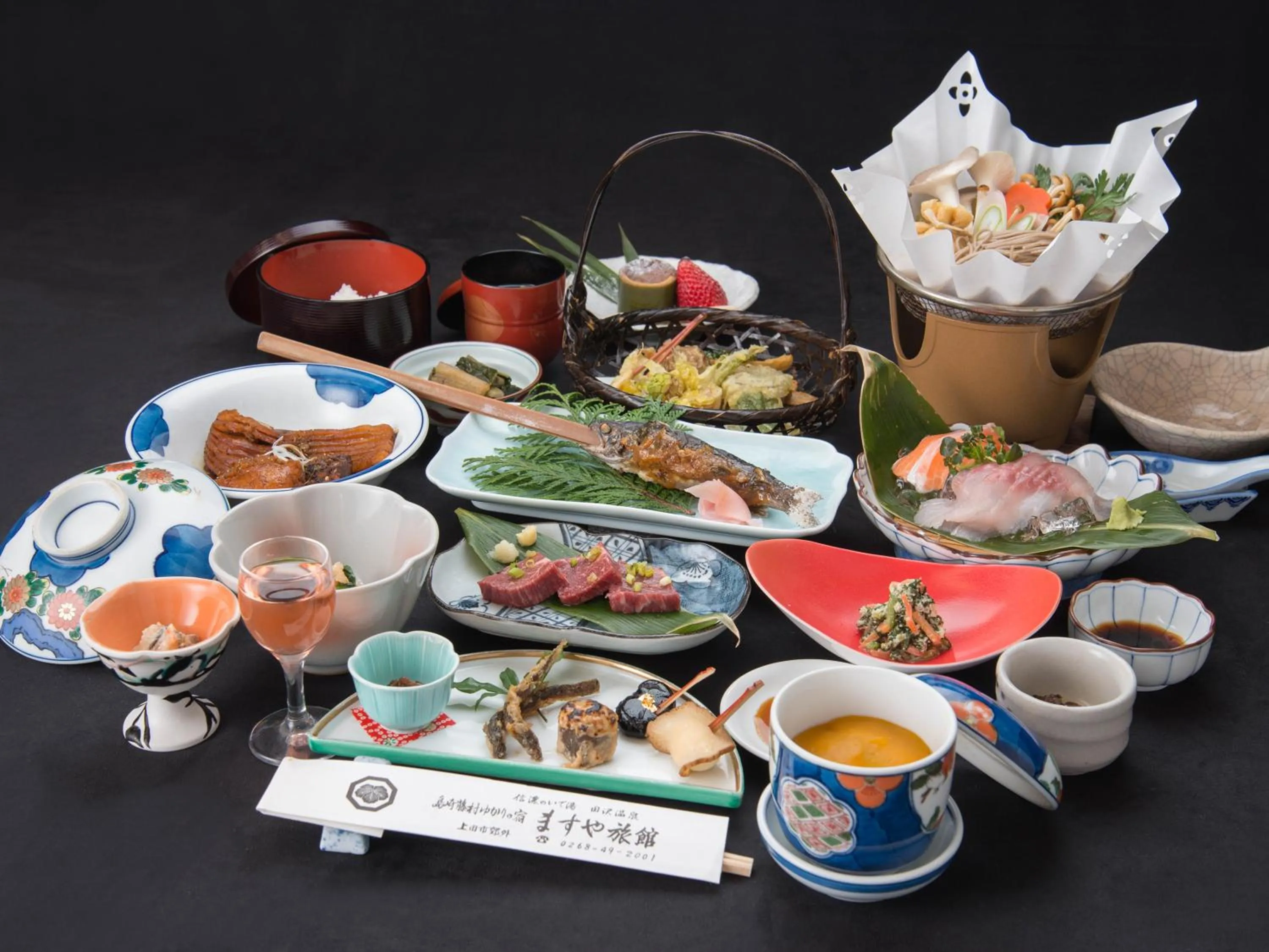 Dinner in Masuya Ryokan