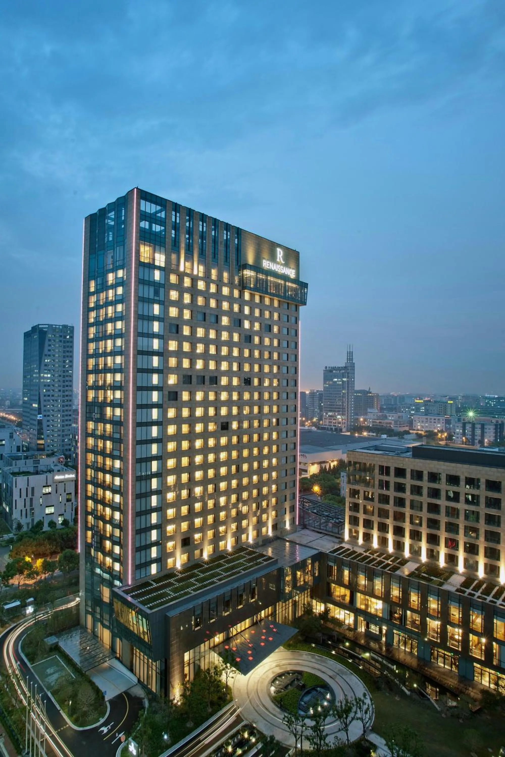 Property building in Renaissance Shanghai Caohejing Hotel