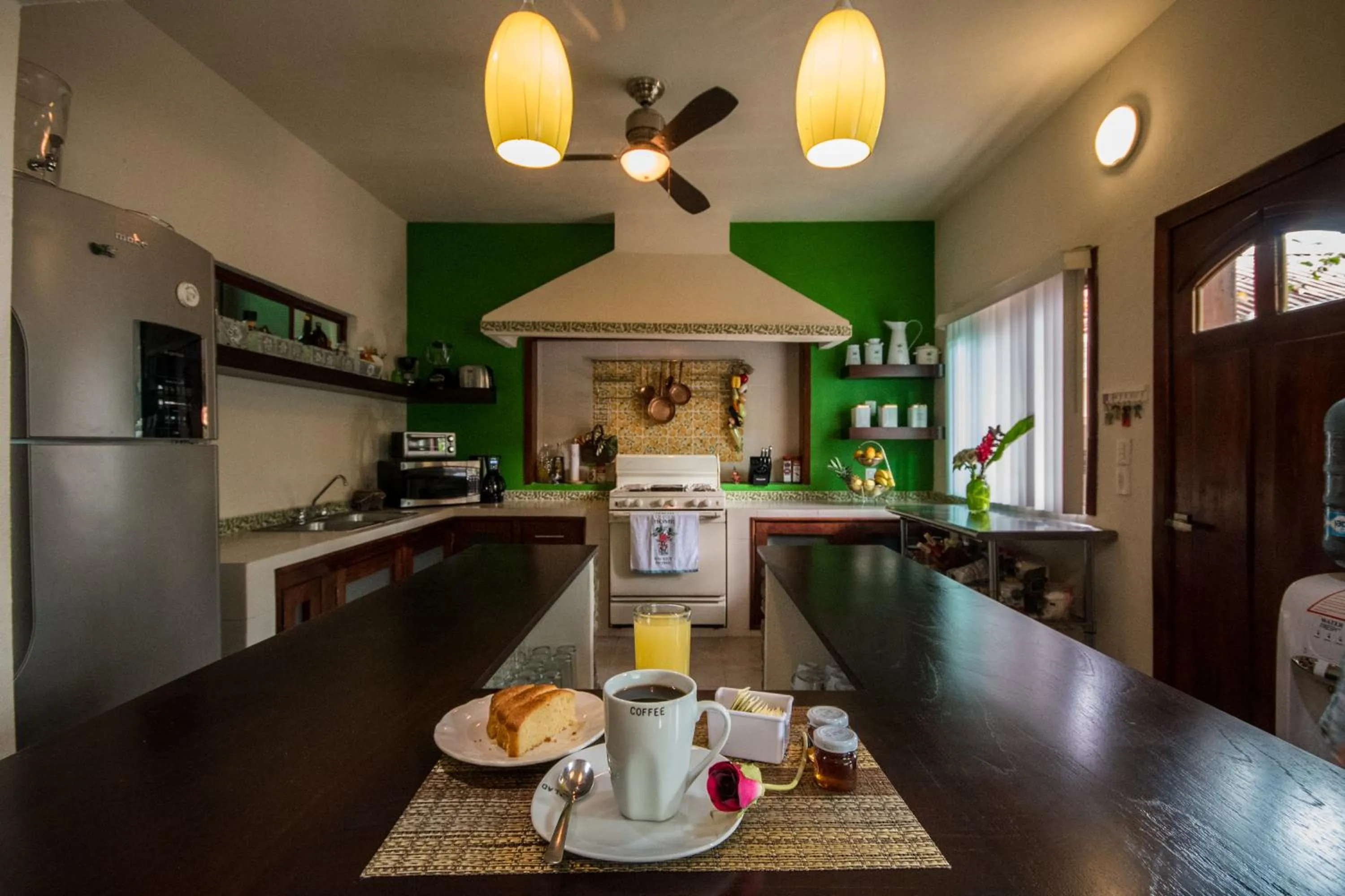 Kitchen or kitchenette in Hotel Boutique La Casona