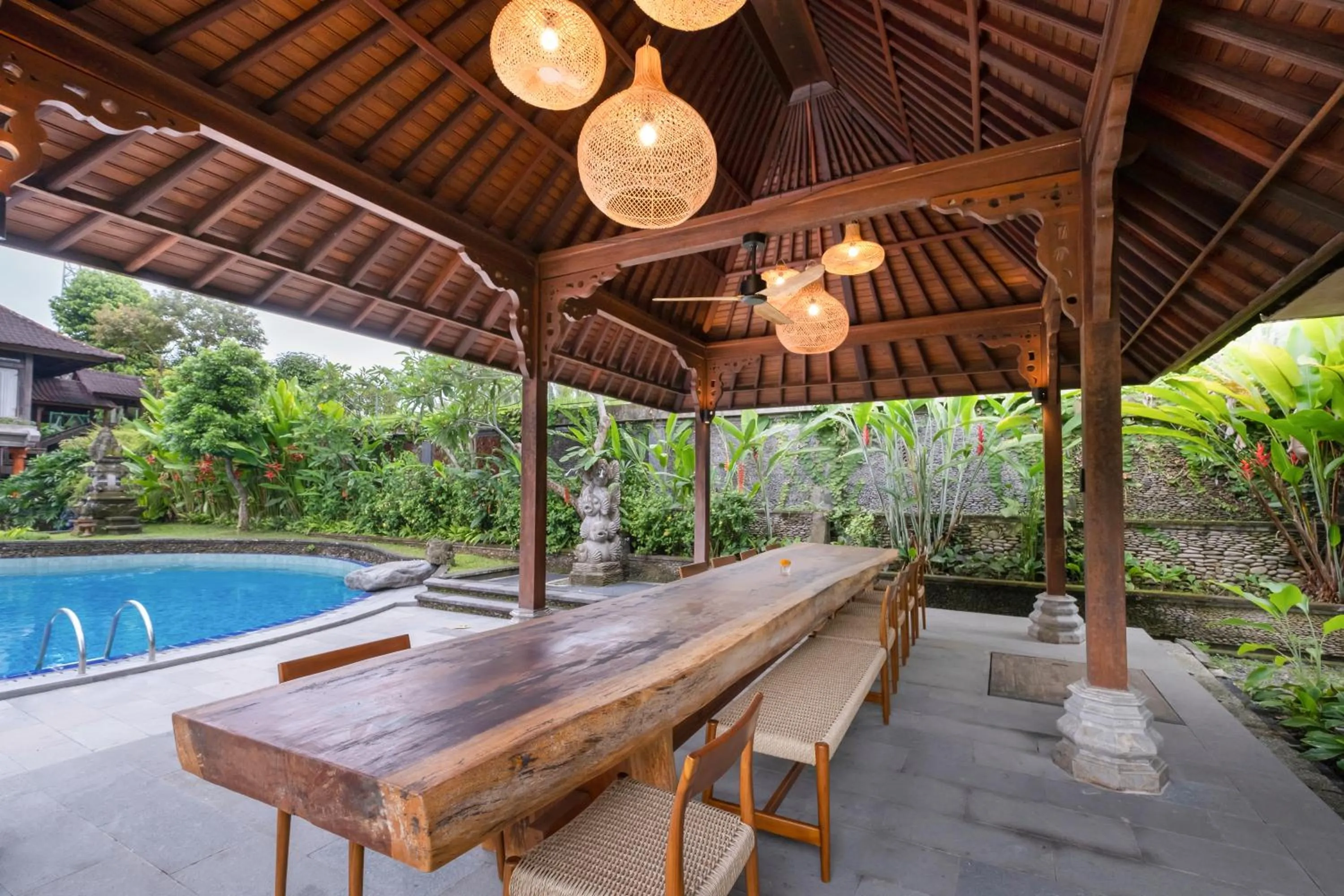 Swimming pool in Bhuwana Ubud Hotel and Farm