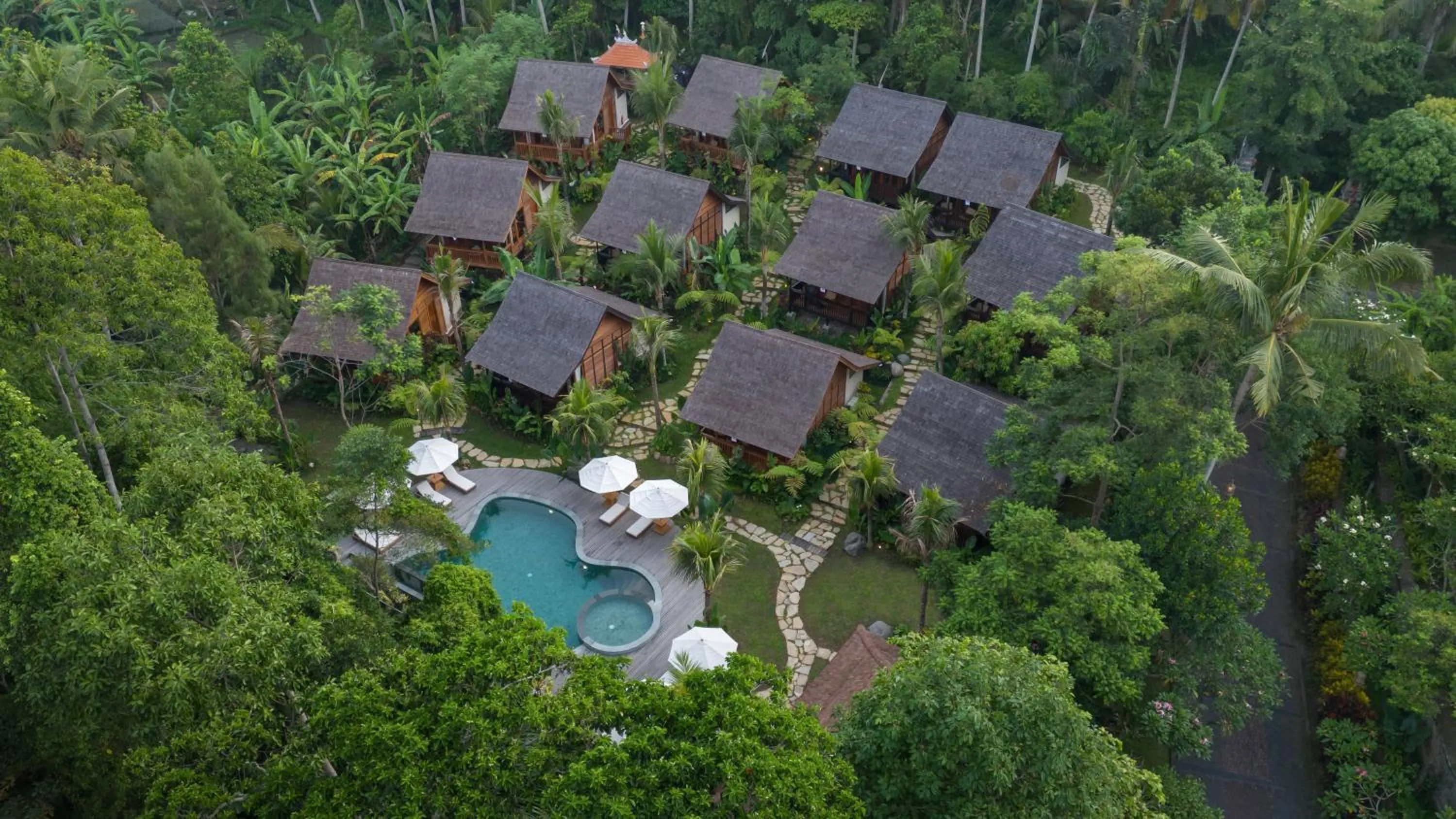 Property building in Bhuwana Ubud Hotel and Farm