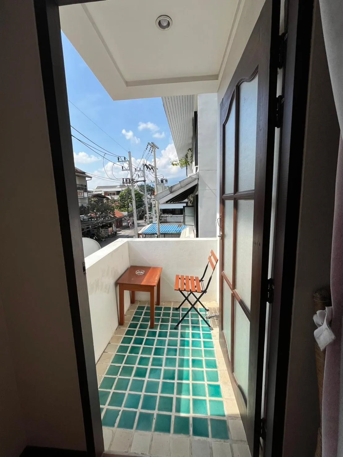 Balcony/Terrace in Sripat Guesthouse SHA Extra Plus