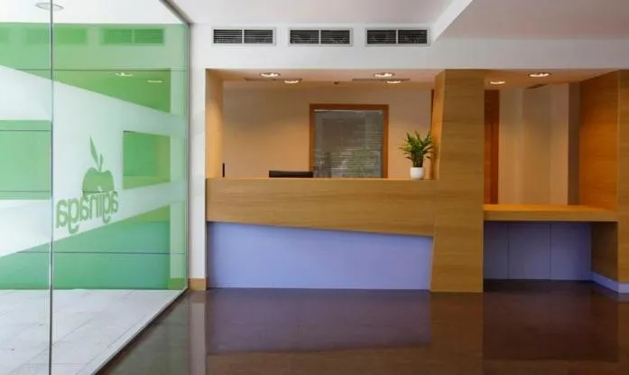 Lobby or reception in Aginaga Hotela