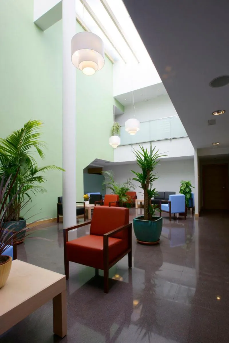 Lobby or reception in Aginaga Hotela