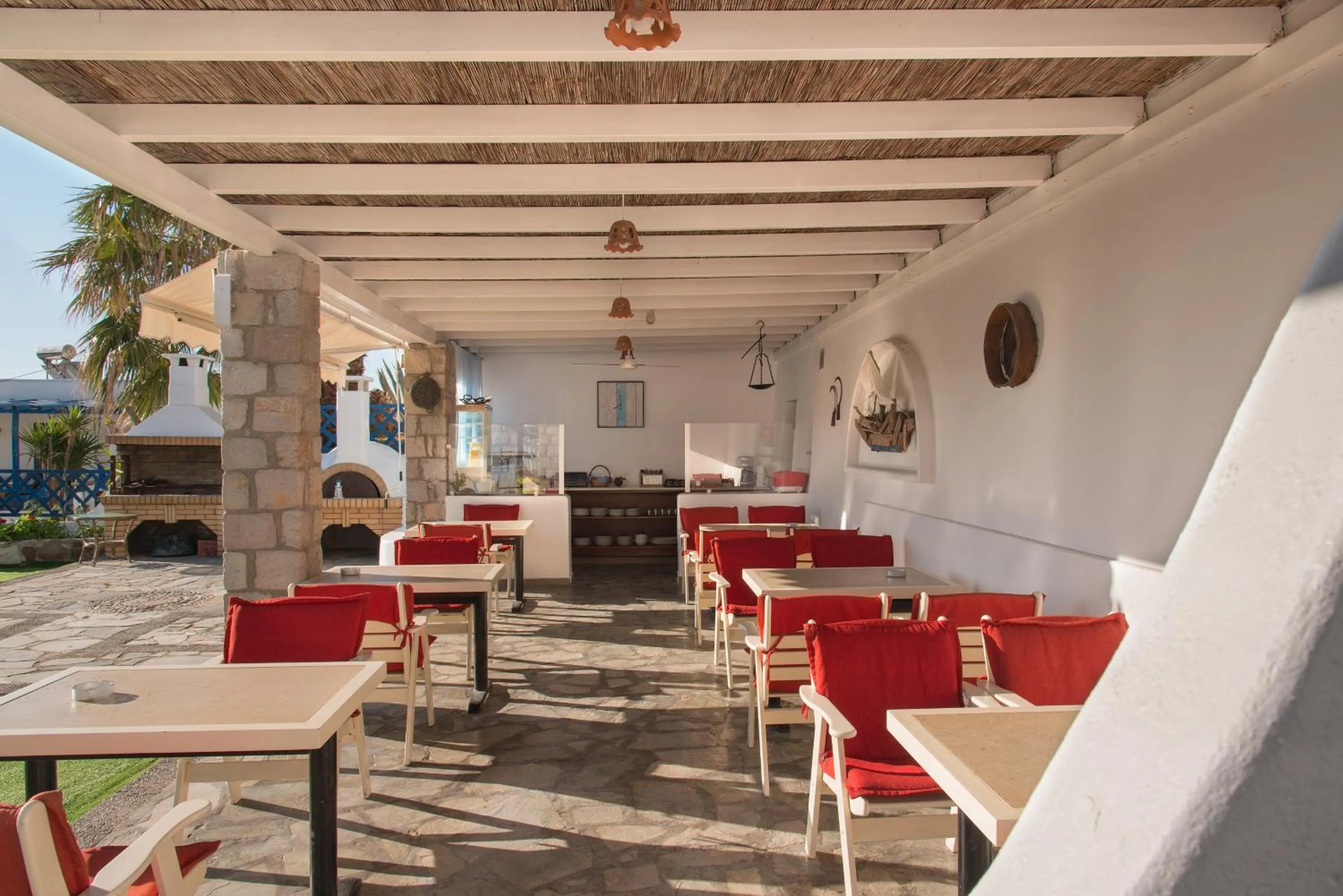 Buffet breakfast in Alexandros Village