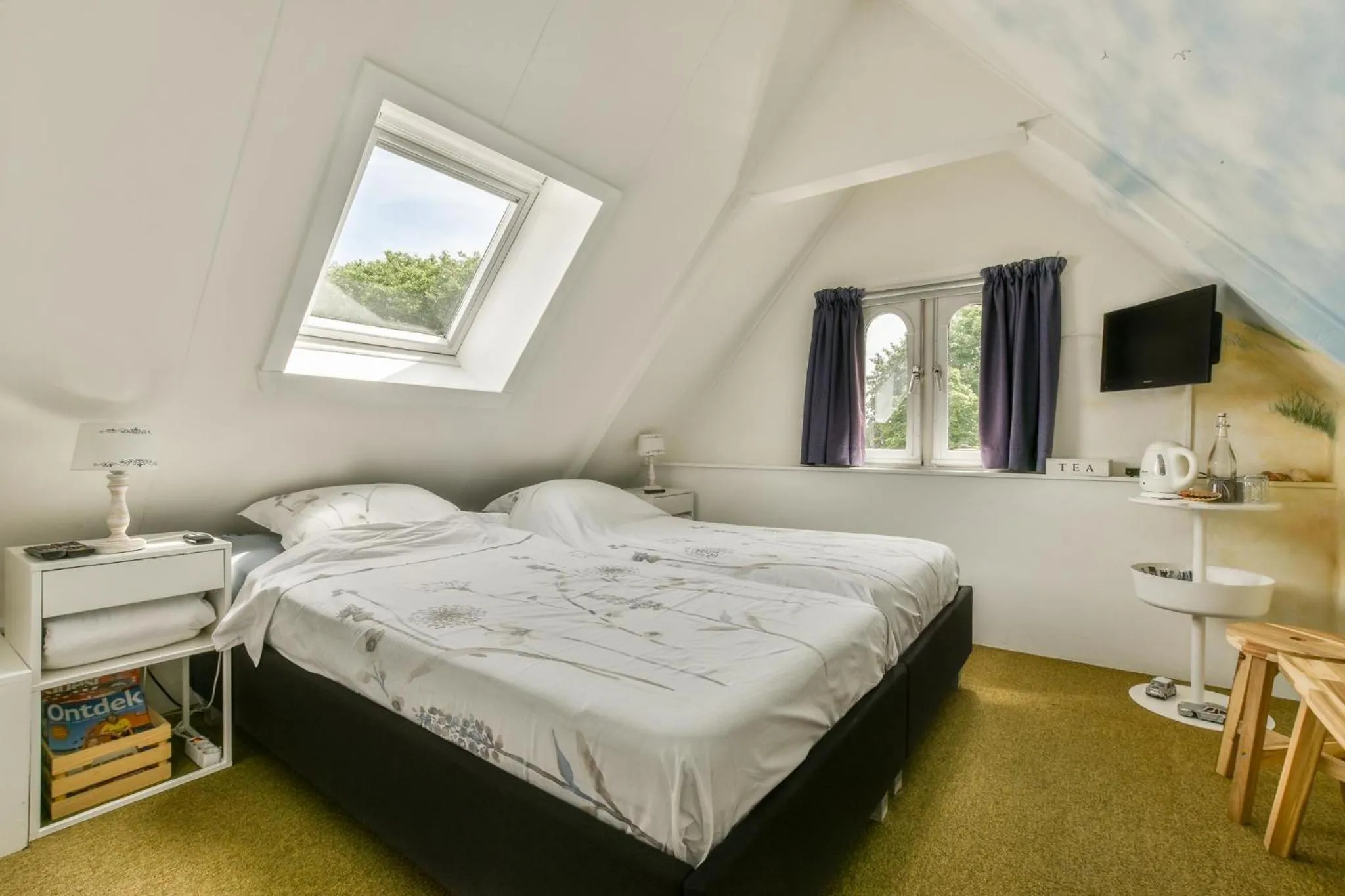 Bedroom, Bed in B&B De Duinhoek