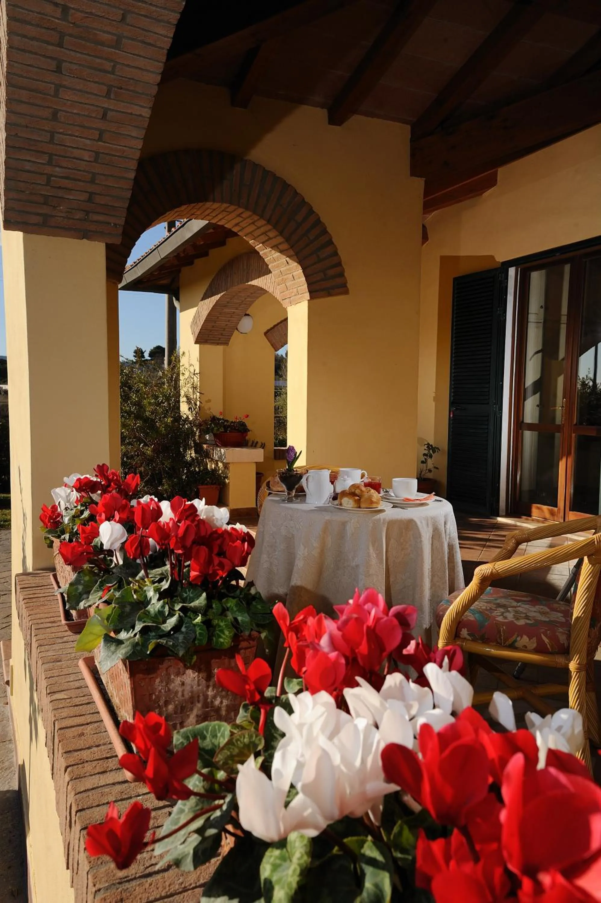 Patio in Agriturismo - B&B L'Acquacotta