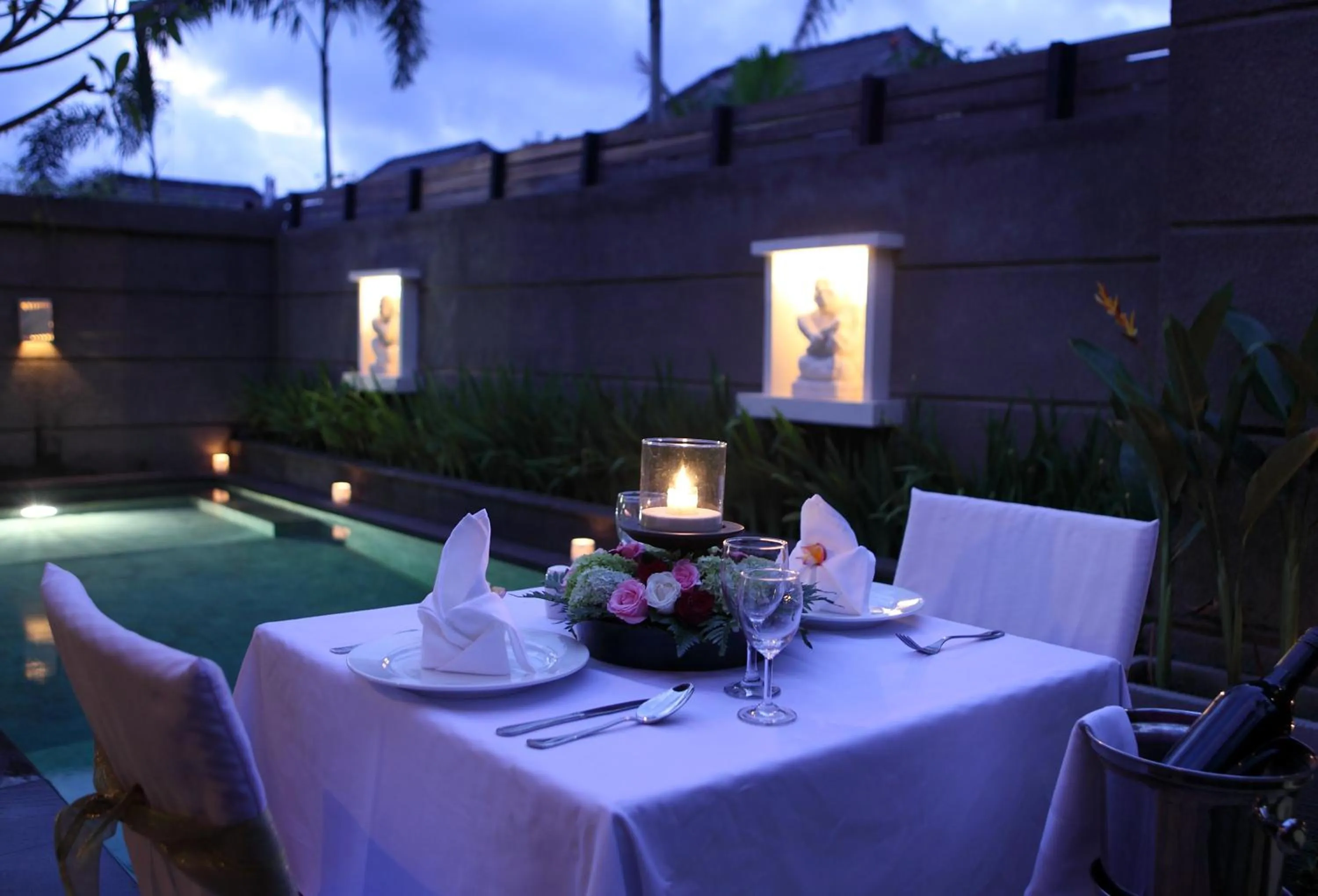 Dining area in Nyuh Bali Villas