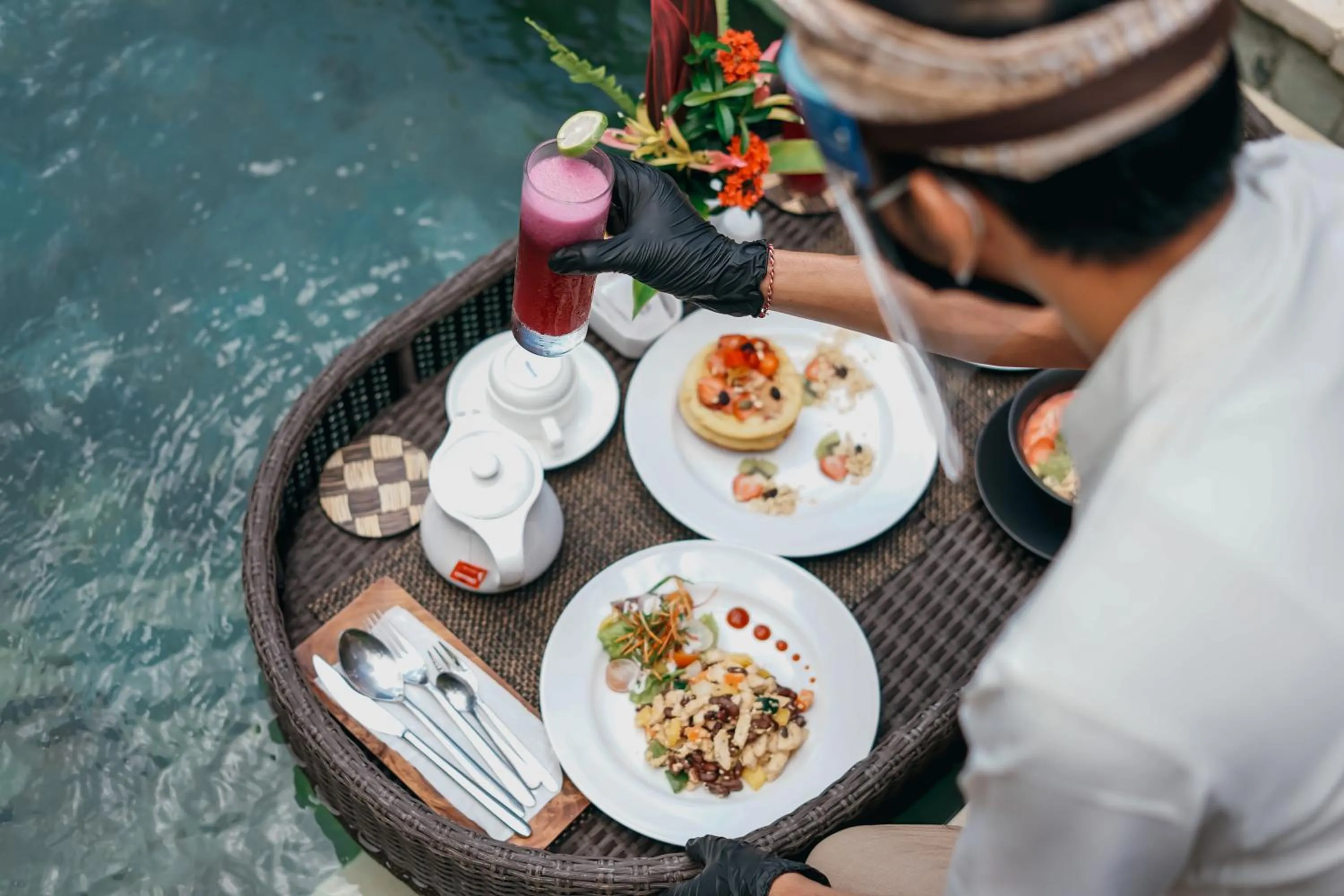 Food and drinks in Nyuh Bali Villas