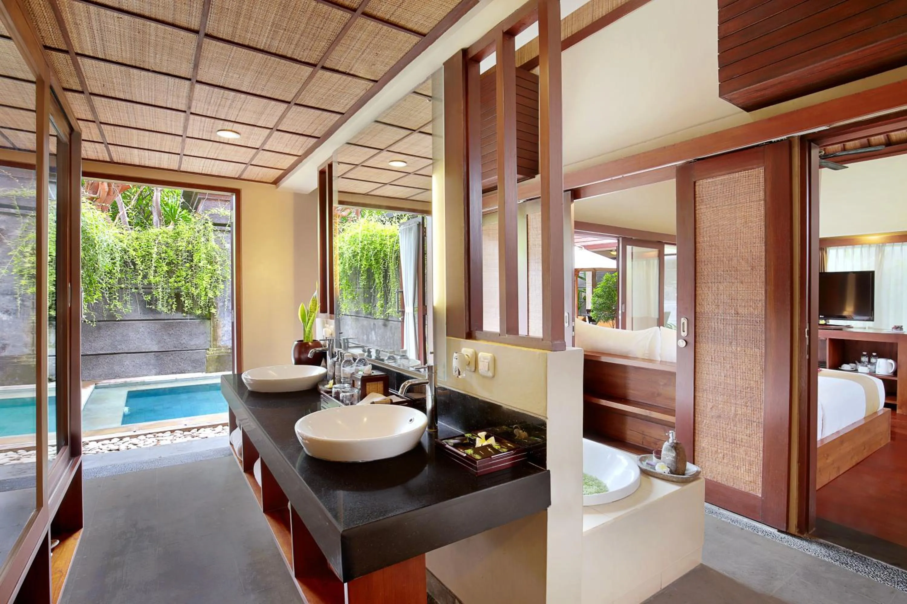 Bathroom in Nyuh Bali Villas