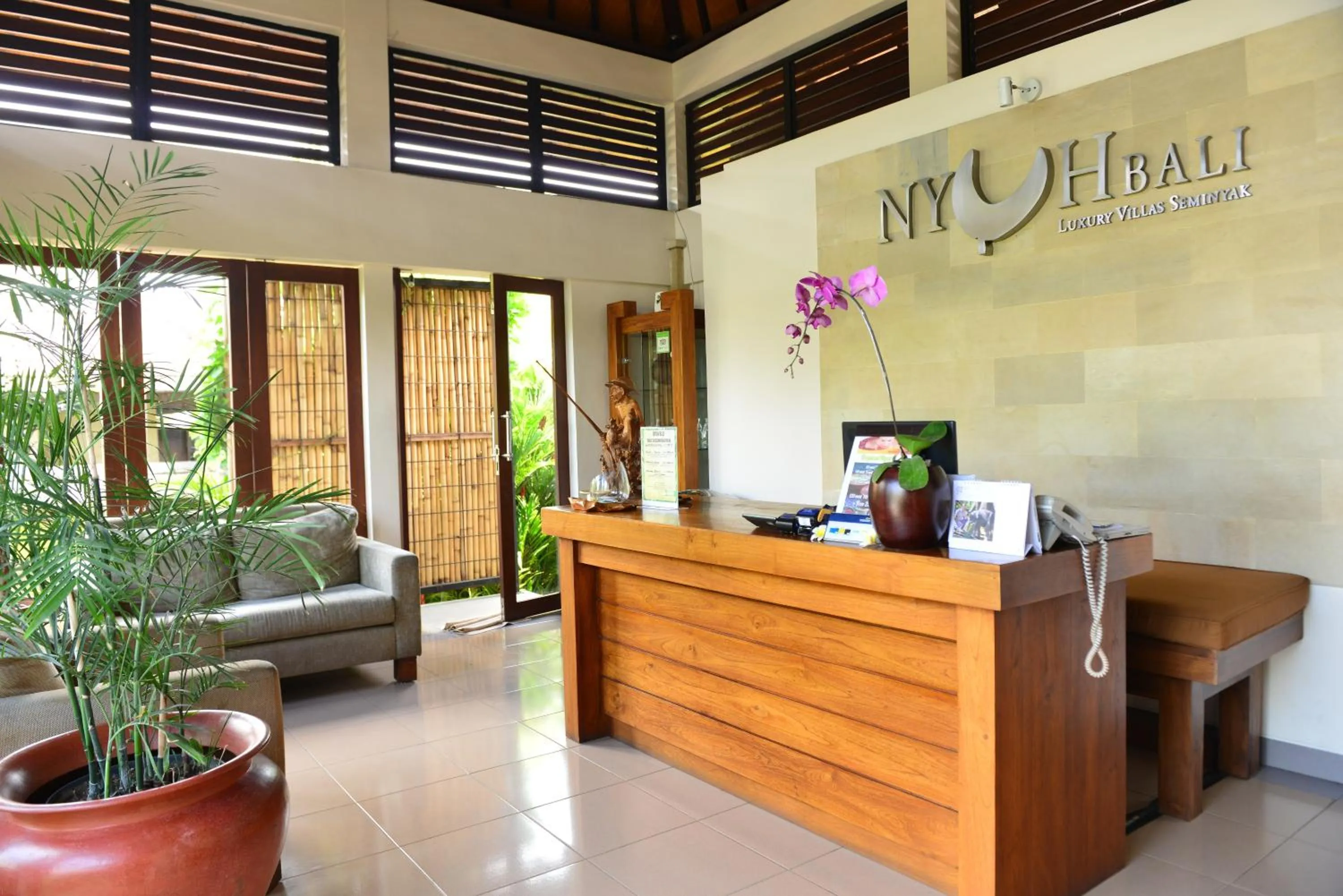 Lobby or reception in Nyuh Bali Villas