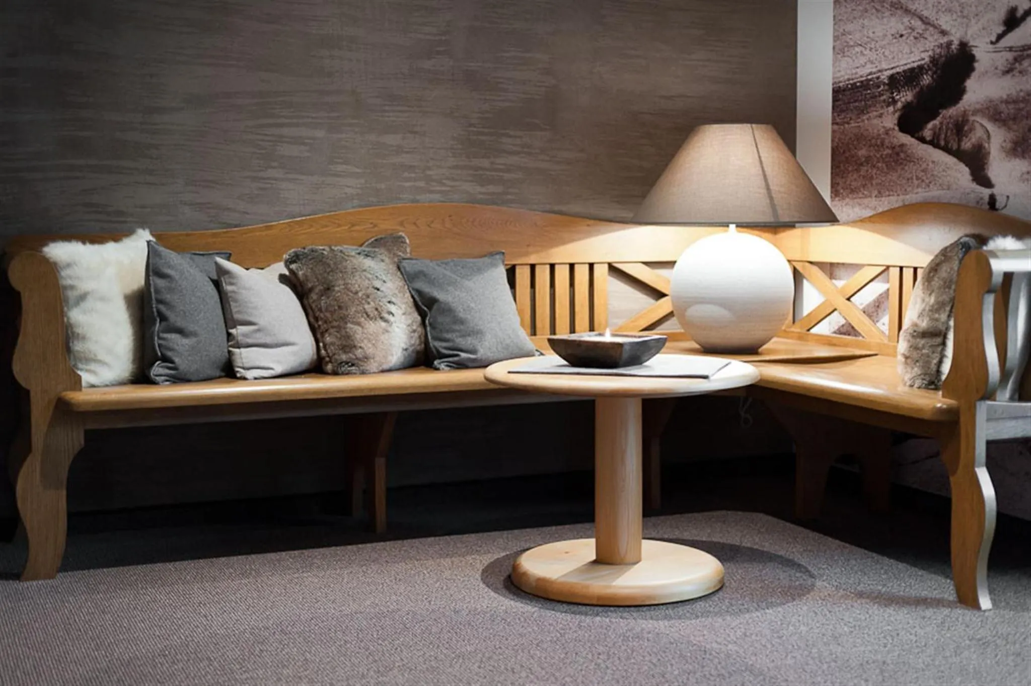 Seating area in Burgus - Design Suites & Apartments