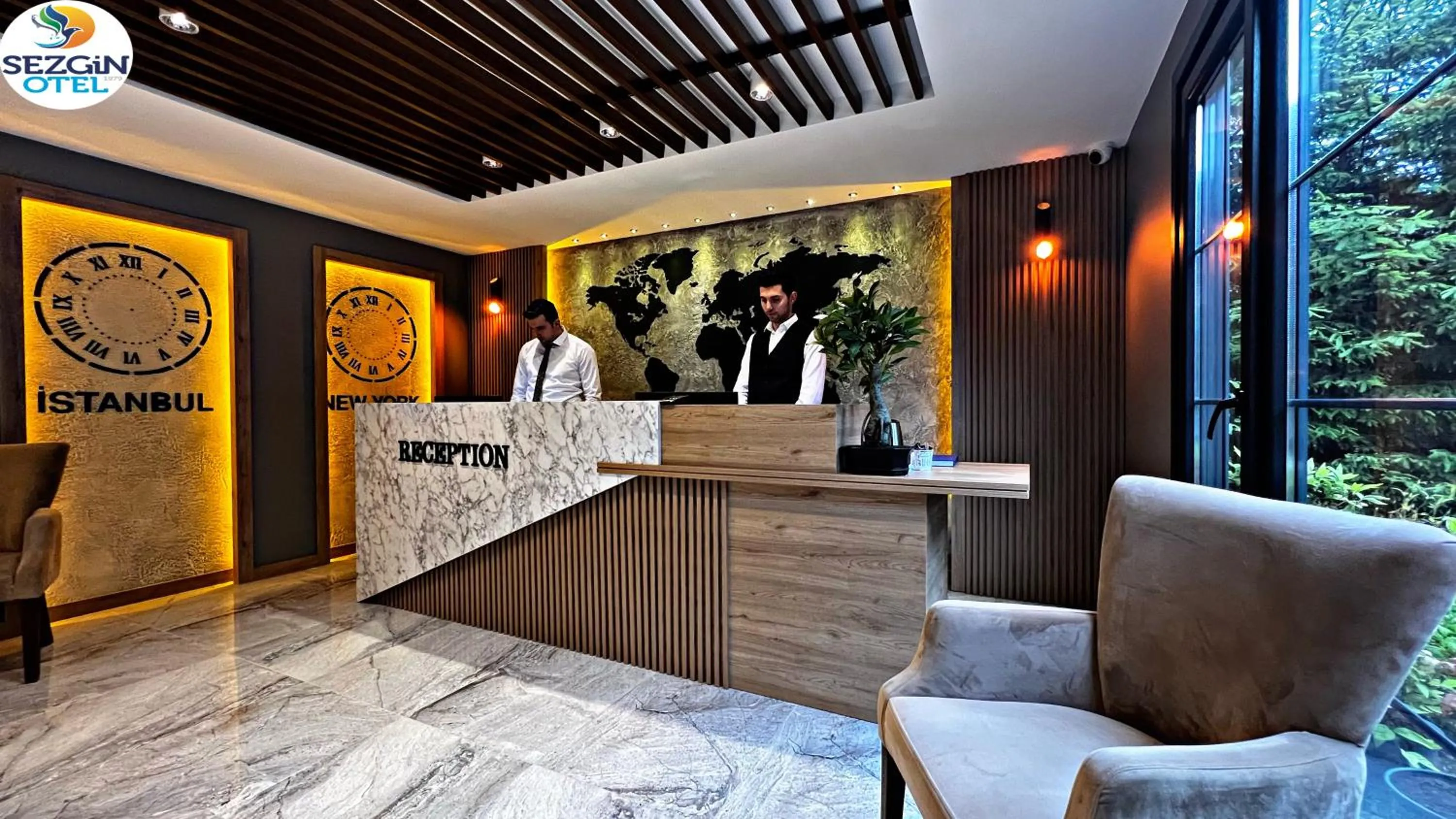 Lobby or reception in Sezgin Hotel