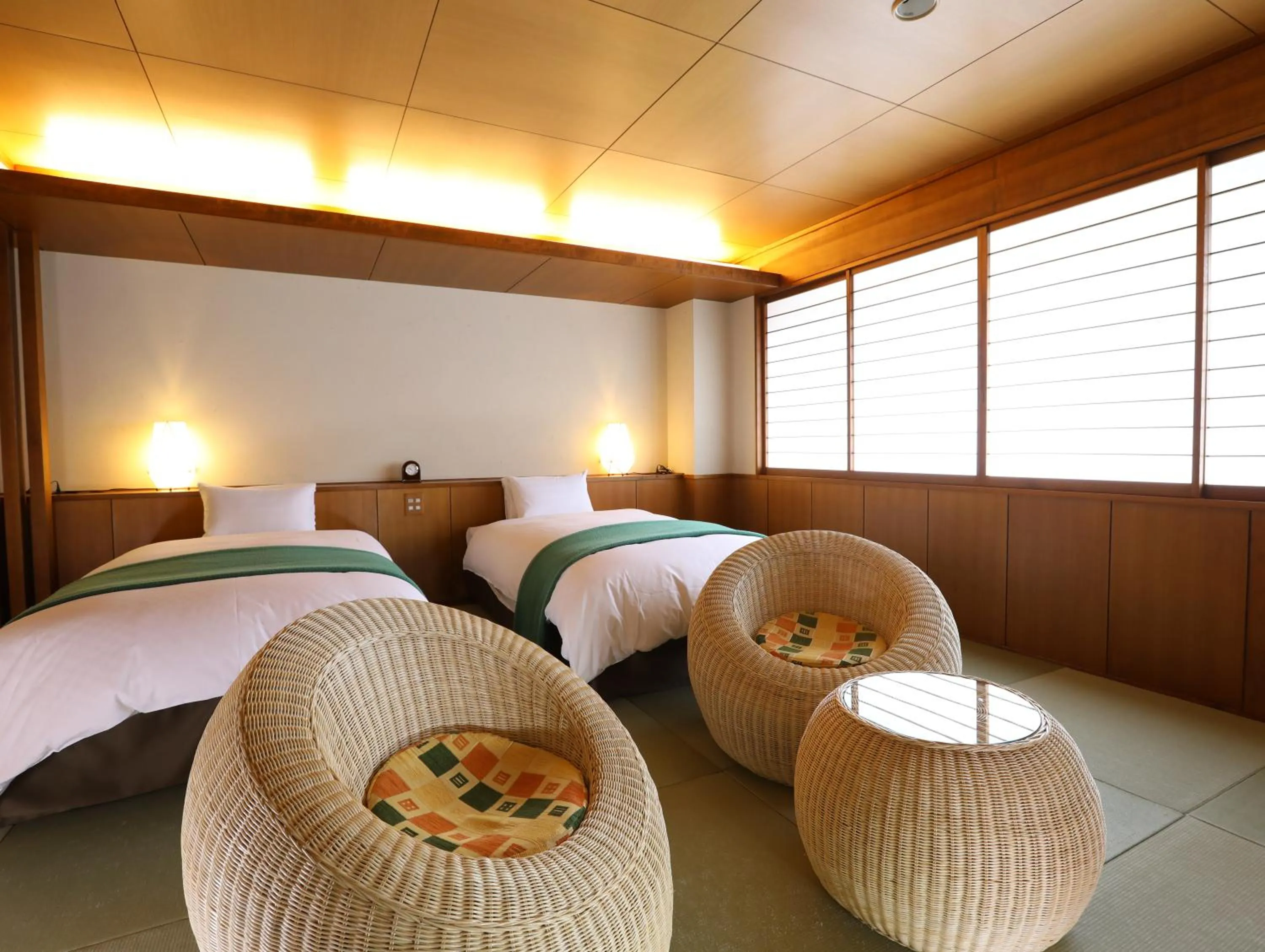 Bed in Hotel Tamanoyu