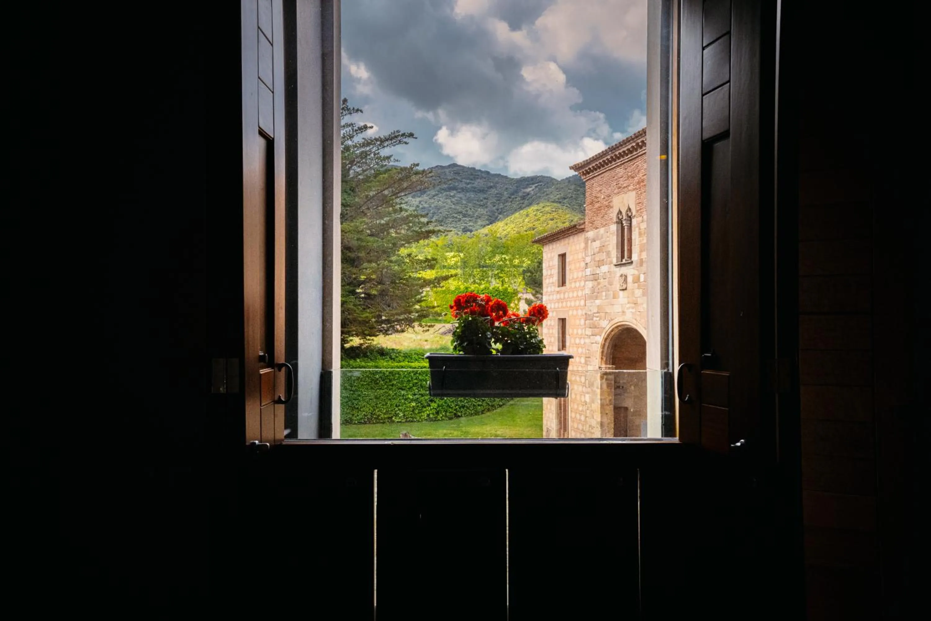 Mountain view in Hostatgeria de Poblet