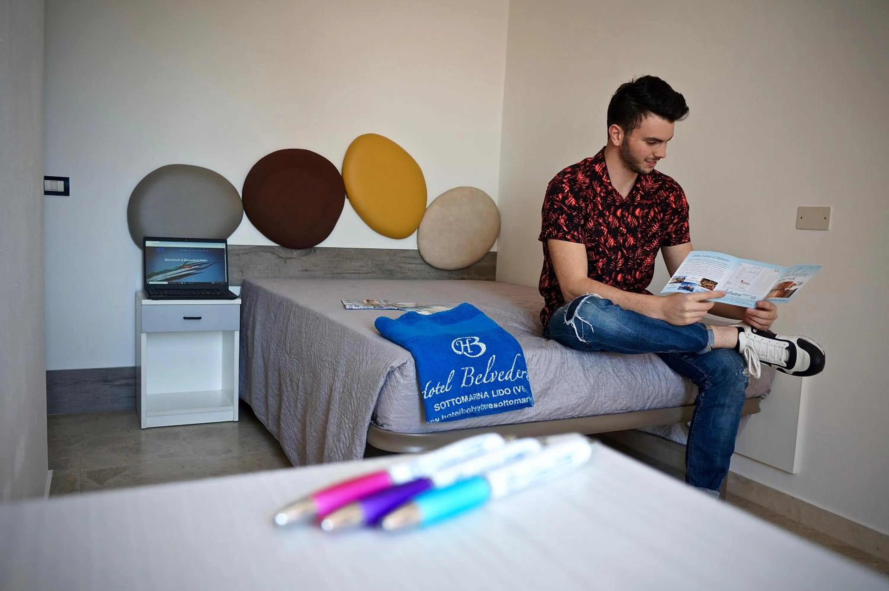 Bed in Hotel Belvedere