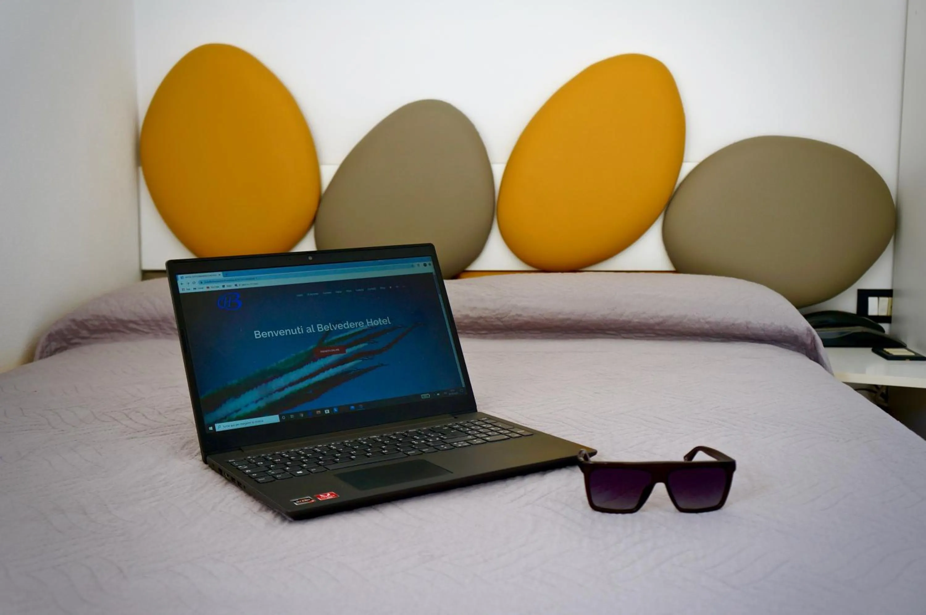 Bed in Hotel Belvedere