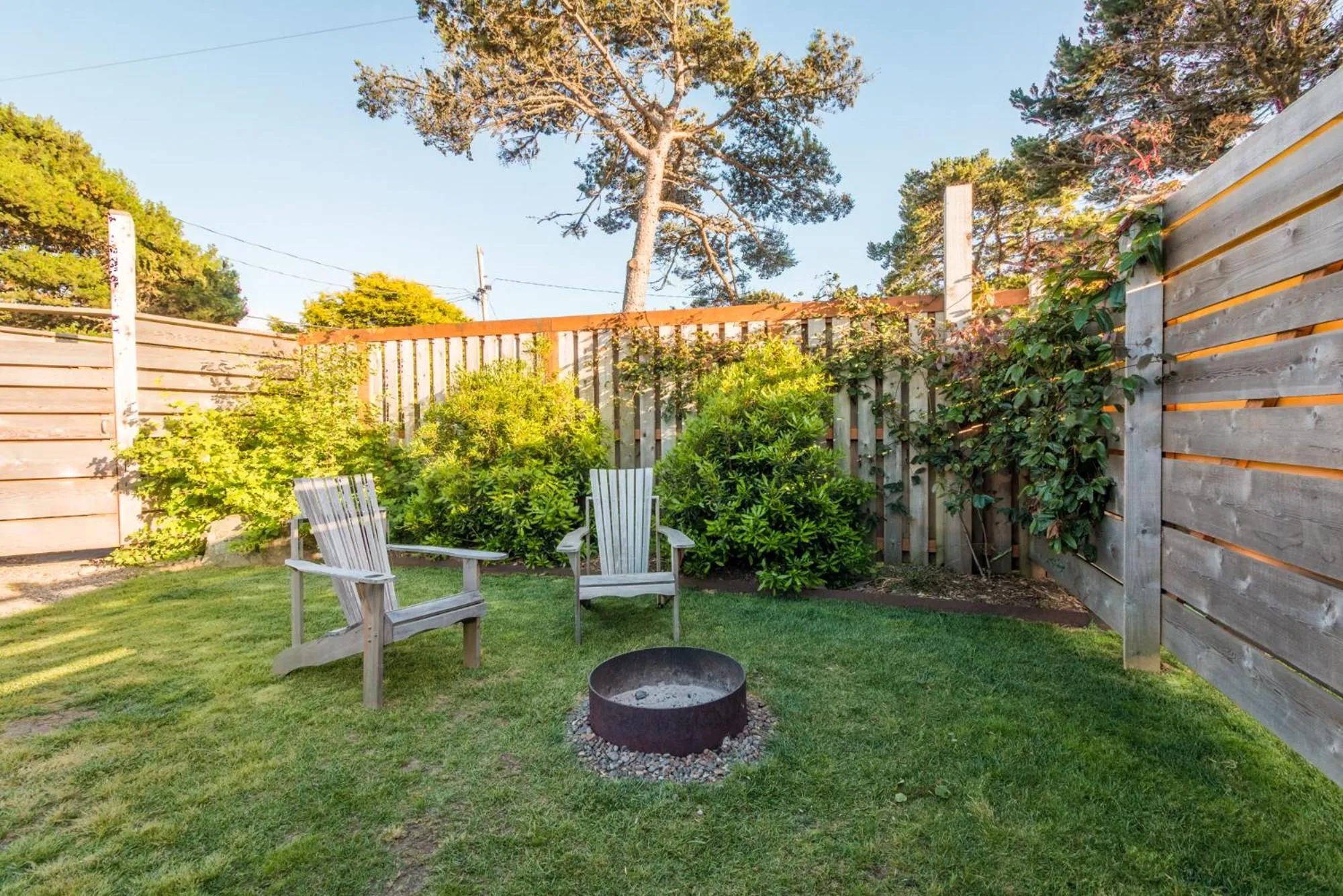 Patio in Hart’s Camp Airstream Hotel & RV Park