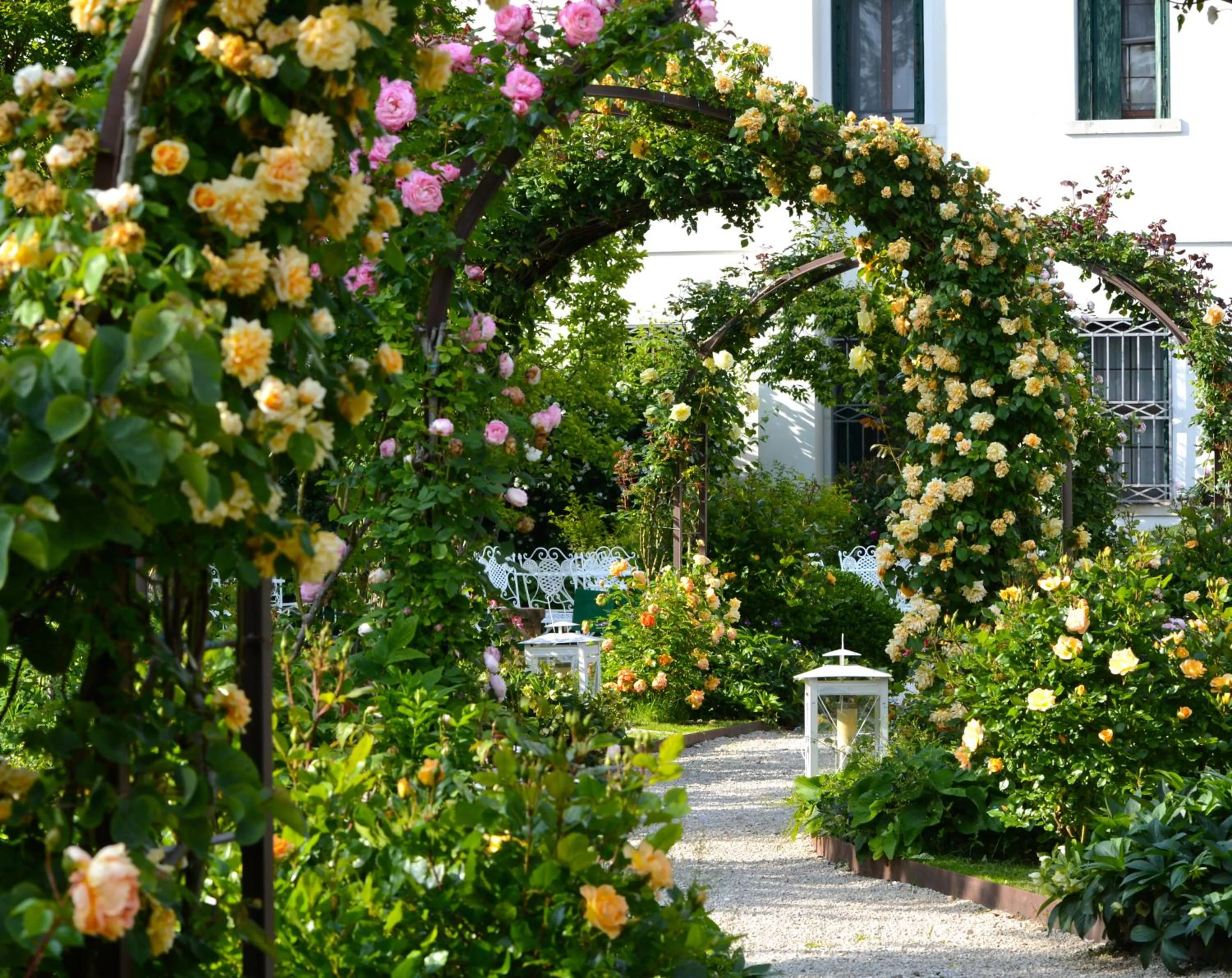 Garden view in Villa Foscarini Cornaro