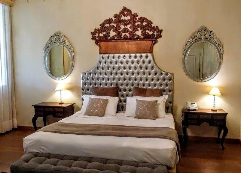 Bed in Villa Foscarini Cornaro