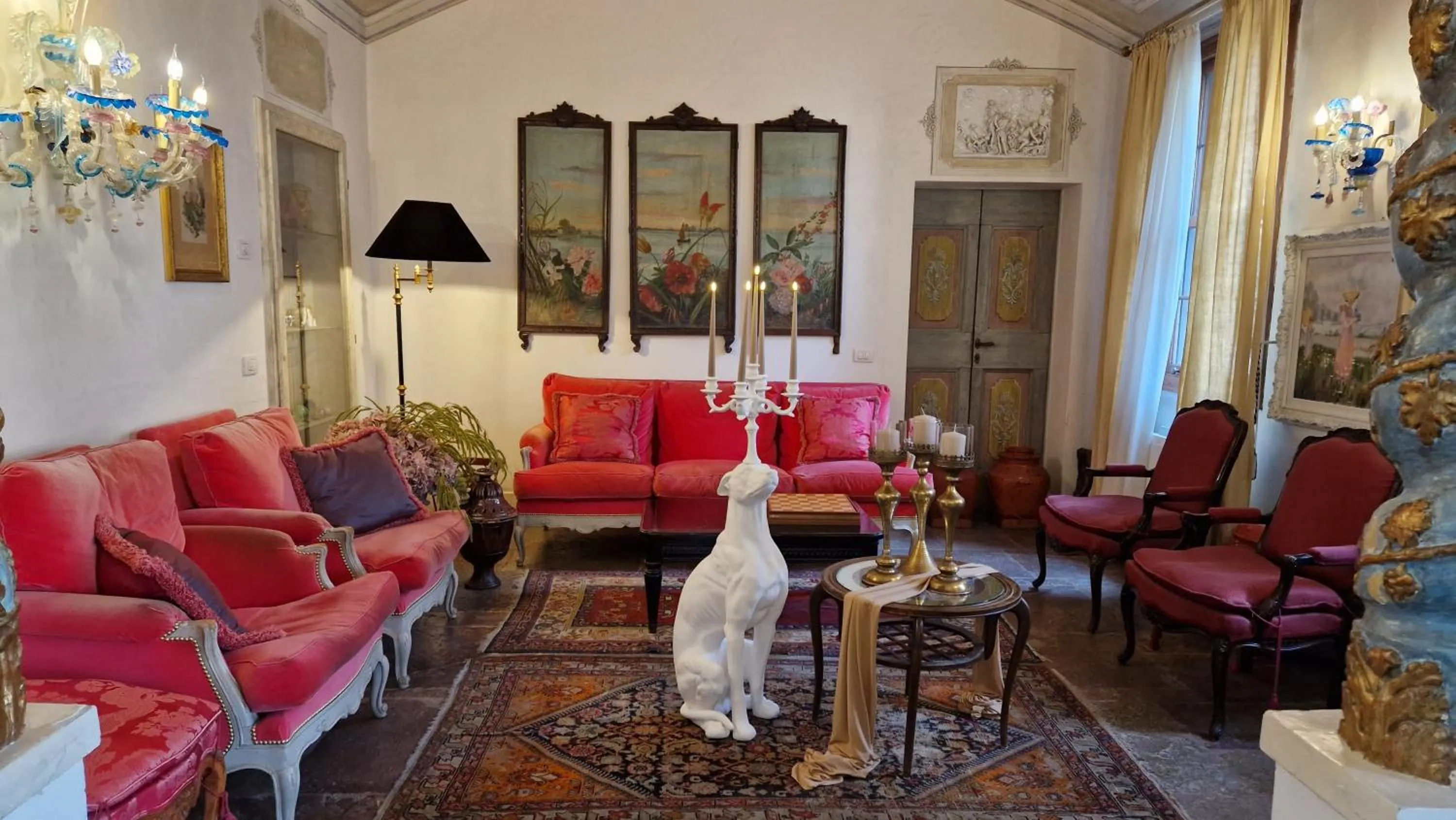 Living room in Villa Foscarini Cornaro
