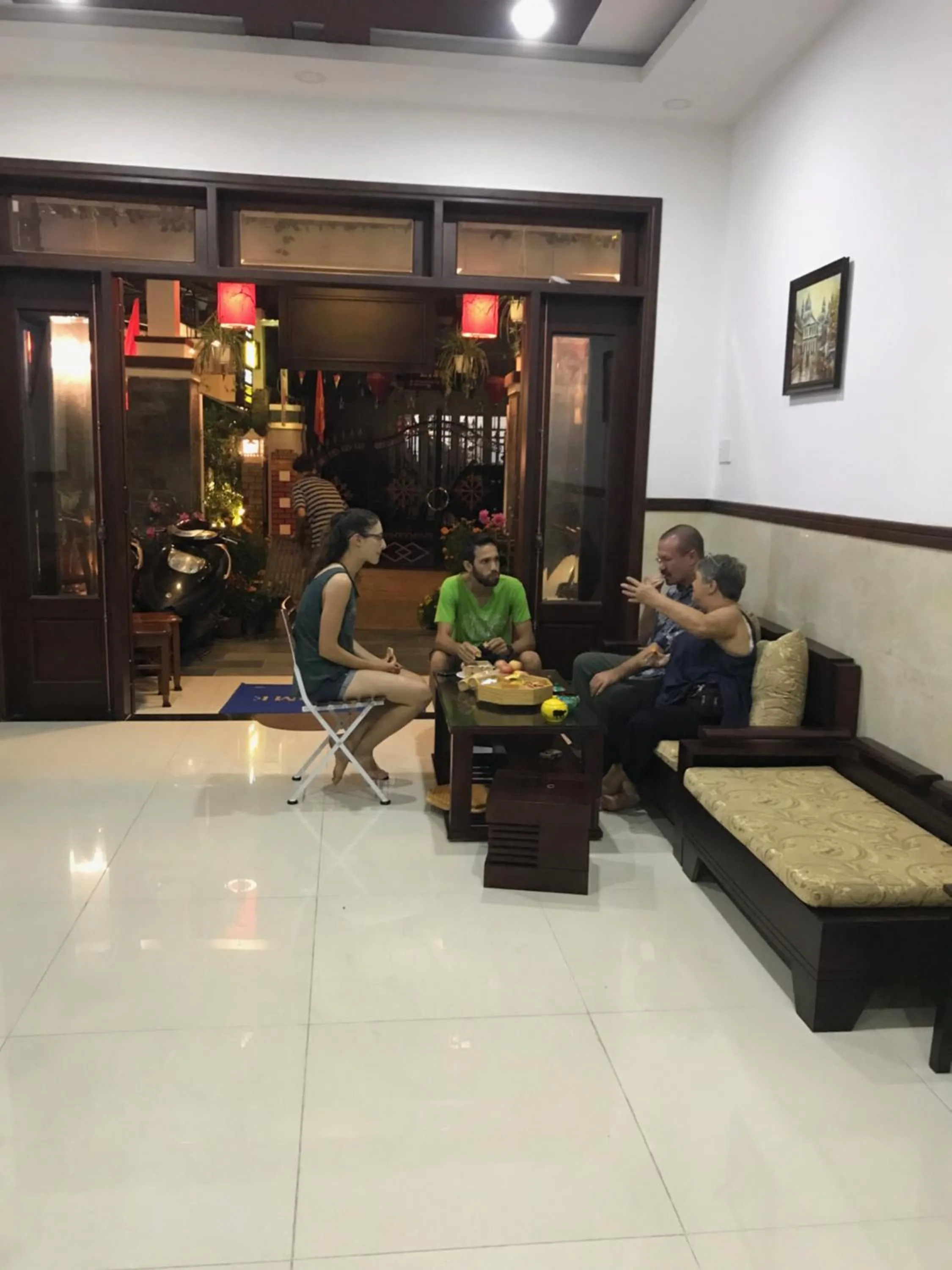 Seating area in Miss Ten Homestay