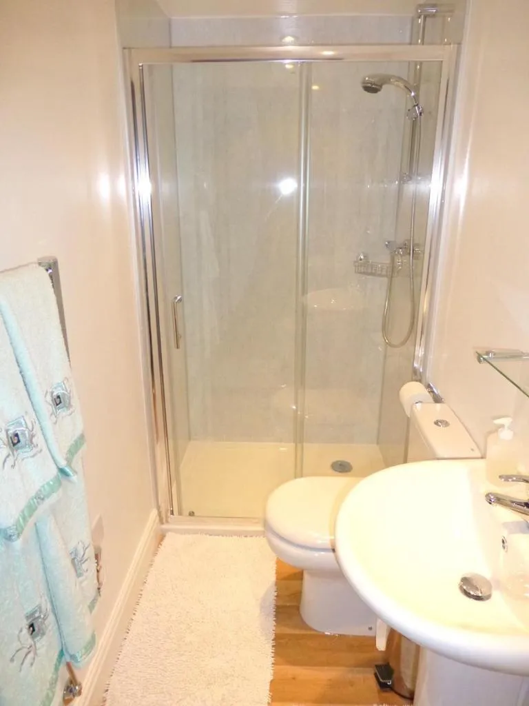 Bathroom in Hazels Roost B&B