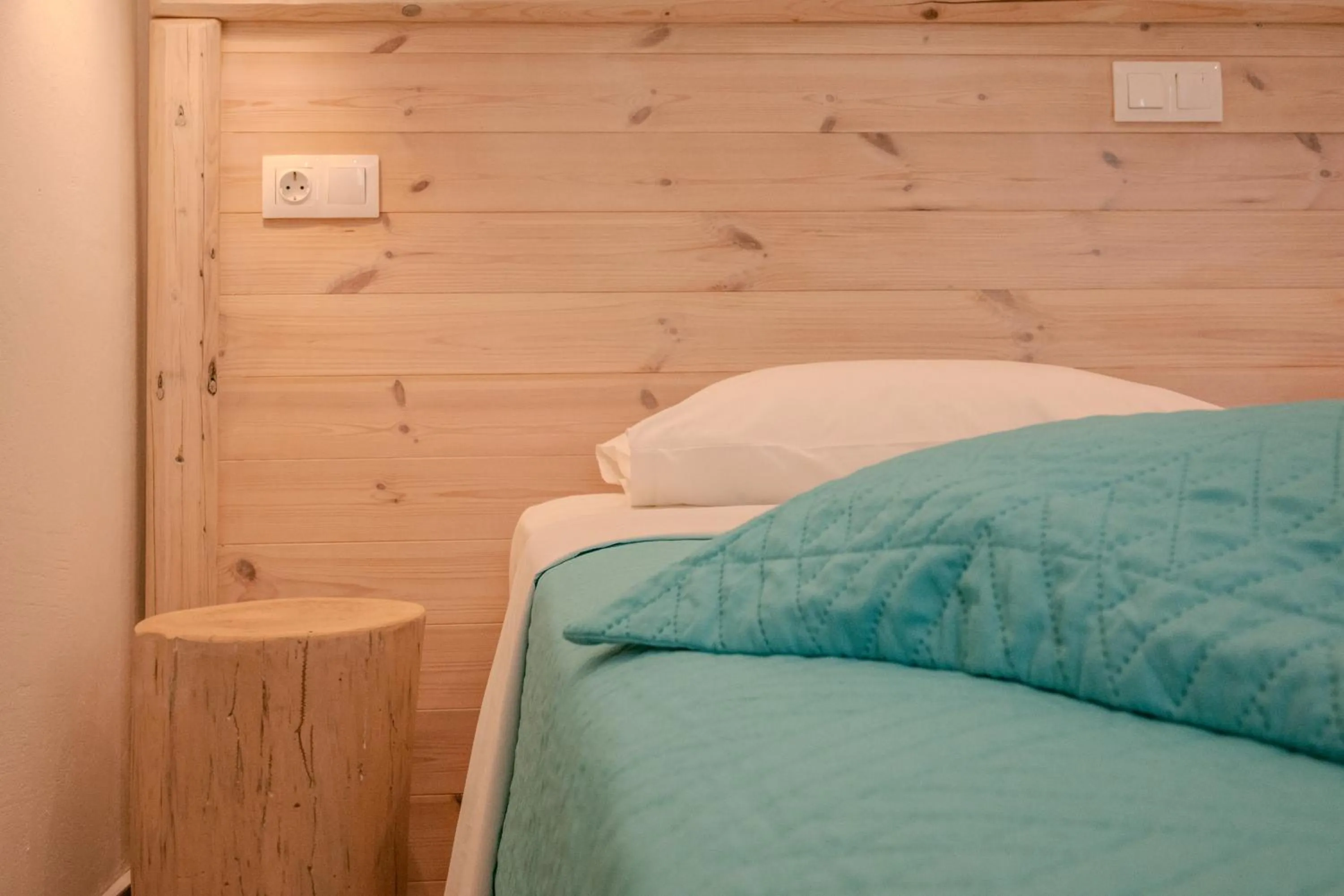 Decorative detail, Bed in Patras Apartments