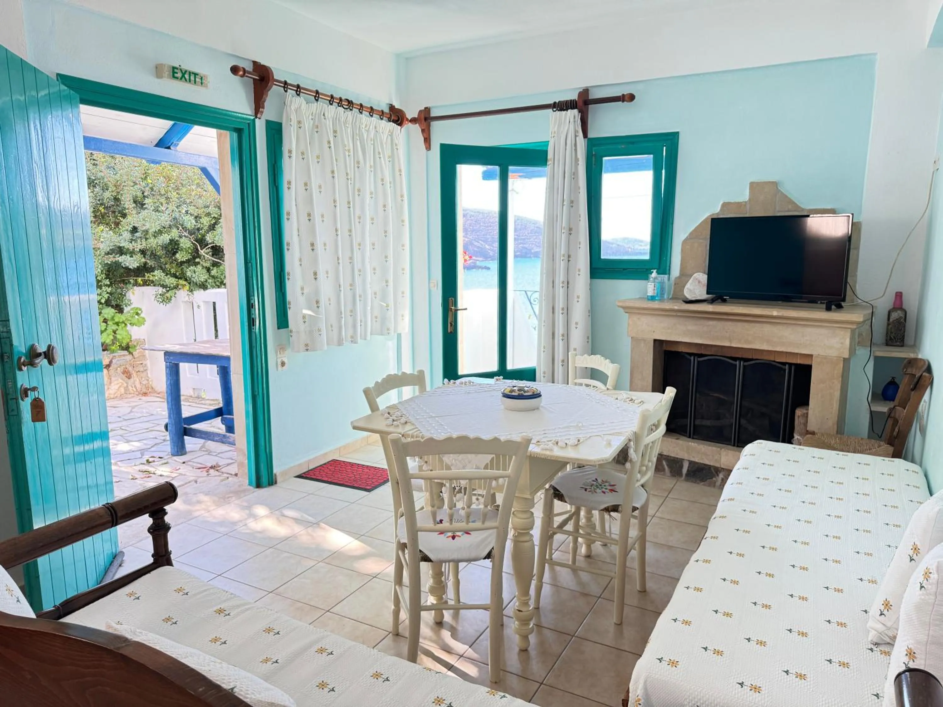 Living room in Patras Apartments